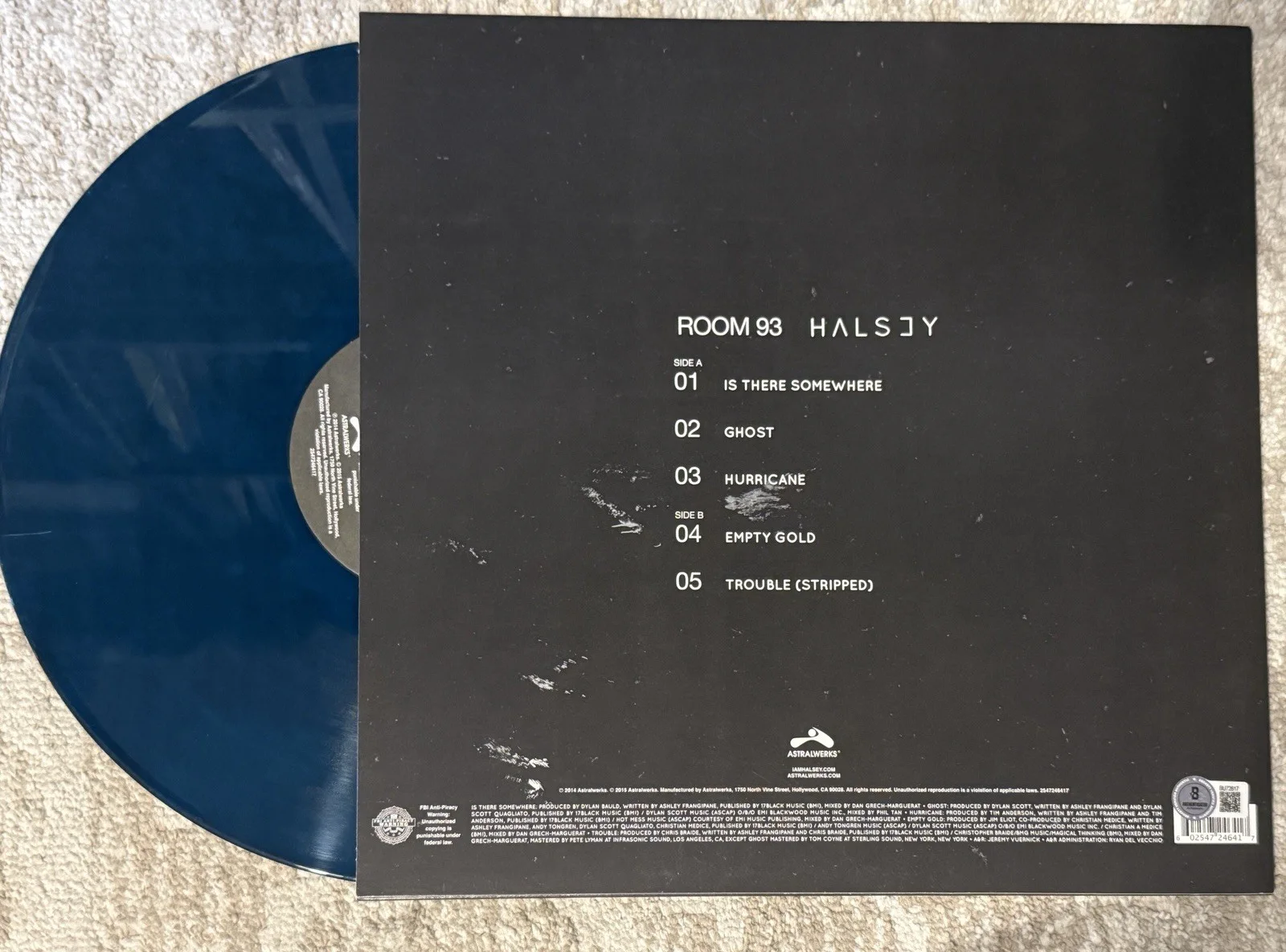 HALSEY SIGNED ROOM 93 VINYL EP - BECKETT COA, image 2