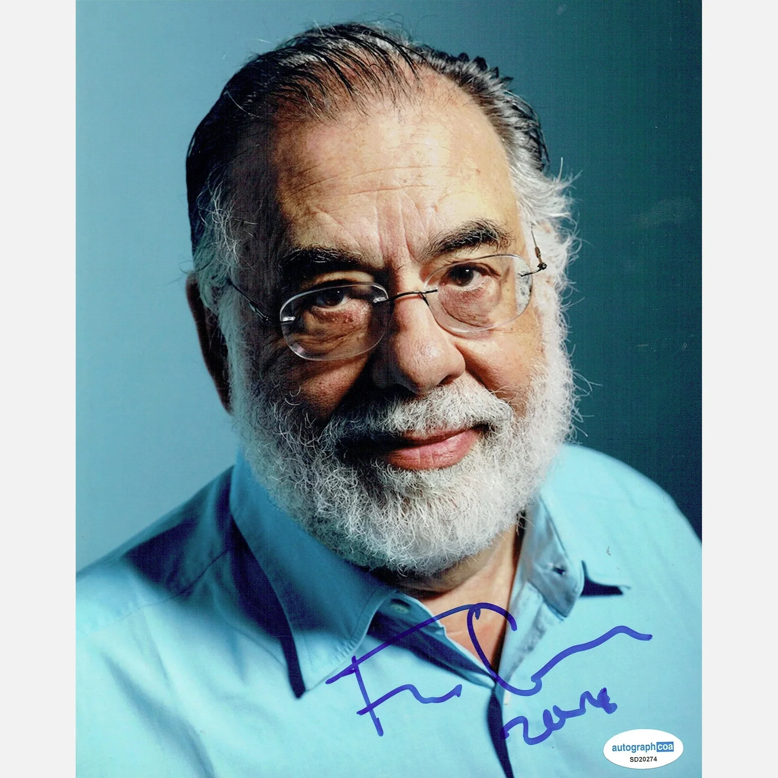 FRANCIS FORD COPPOLA autograph ACOA signed 8x10 photography — FRANCIS FORD COPPOLA autograph ACOA signed 8x10 photography