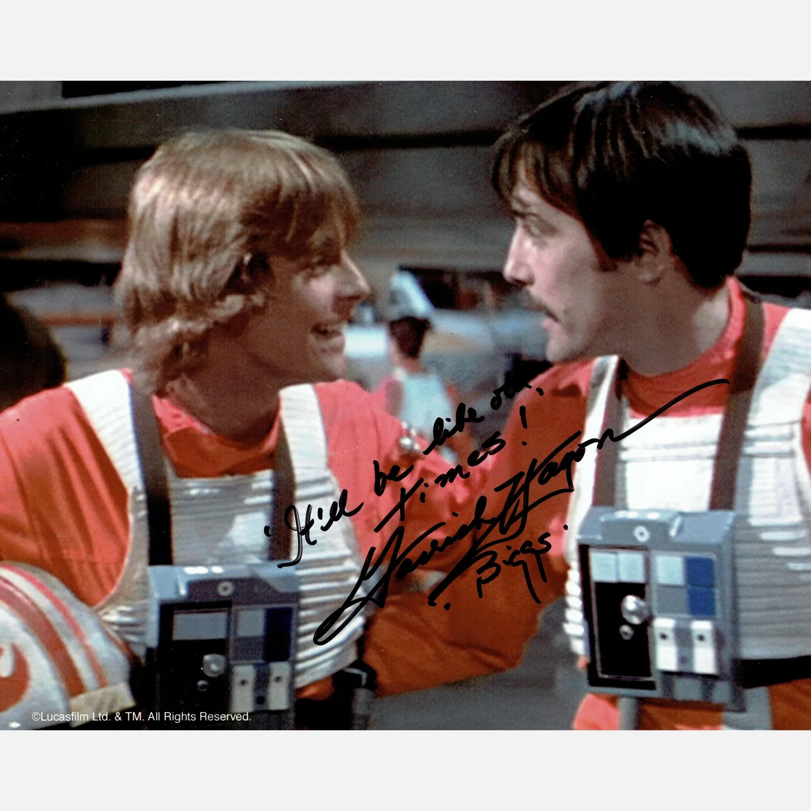 GARRICK HAGON autograph ACOA signed 8x10 photography STAR WARS — GARRICK HAGON autograph ACOA signed 8x10 photography STAR WARS