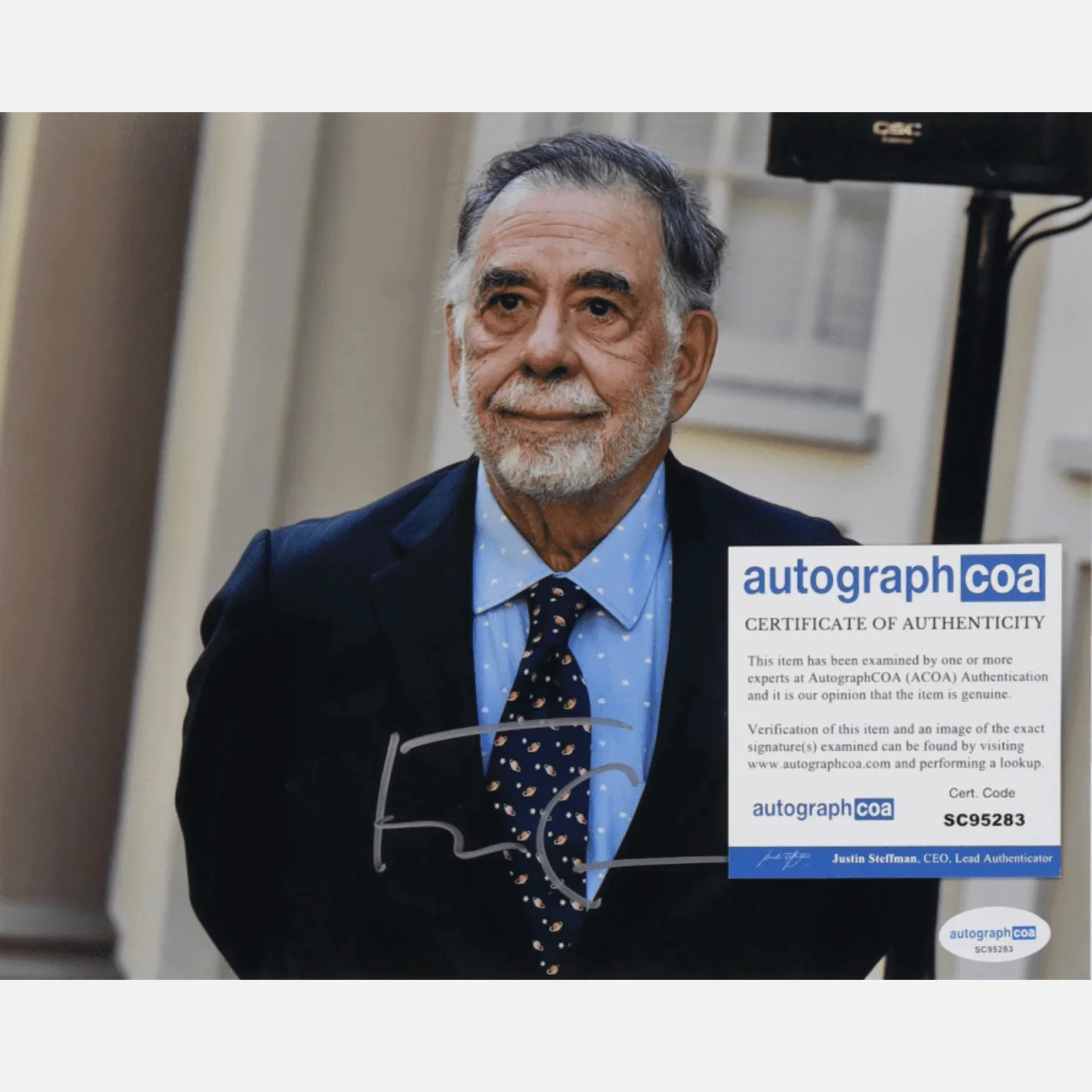 FRANCIS FORD COPPOLA autograph ACOA signed 8x10 photography — FRANCIS FORD COPPOLA autograph ACOA signed 8x10 photography, image 2