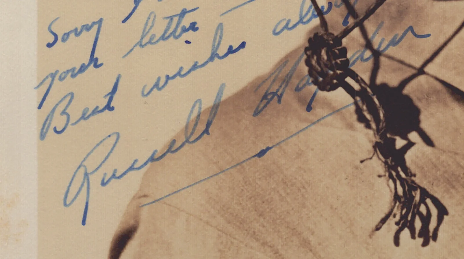Russell Hayden — RUSSELL HAYDEN - AUTOGRAPHED INSCRIBED PHOTOGRAPH, image 2