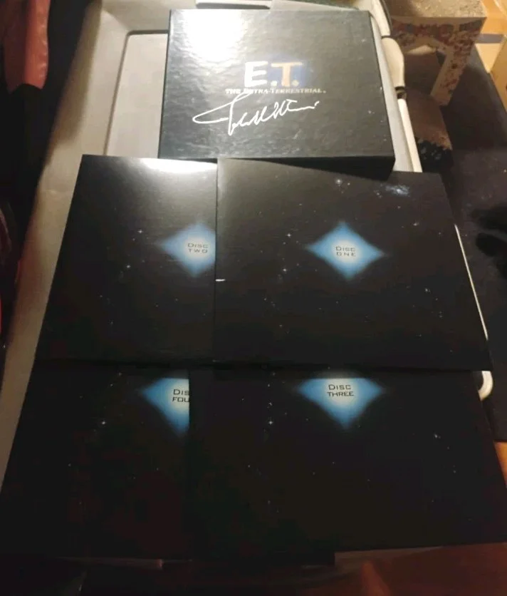 John Williams — JOHN WILLIAMS COMPOSER E.T. SIGNED AUTOGRAPHED E.T. LASERDISC SET RECORDS VINYL, image 3