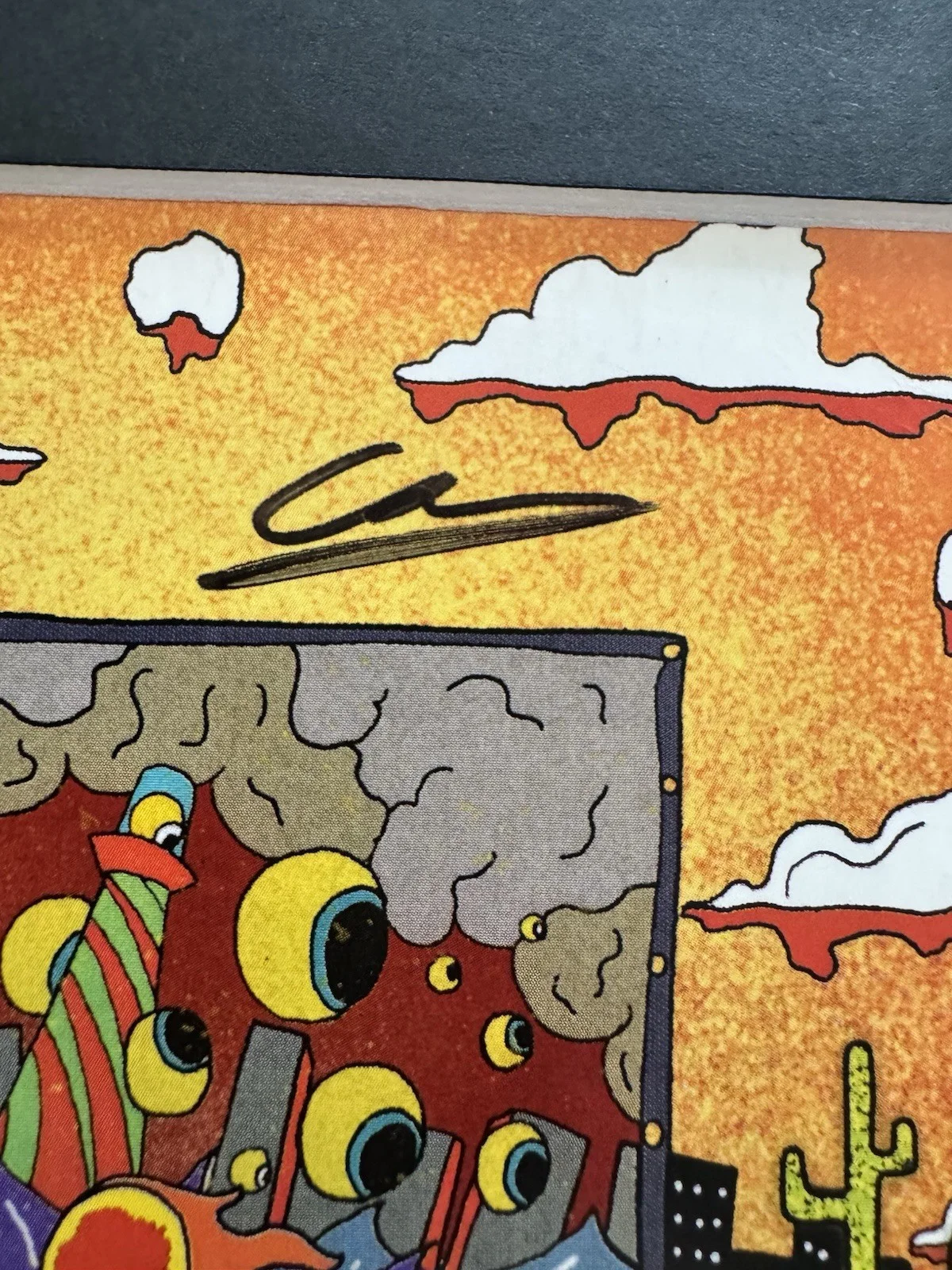 The Dust Coda Signed "Mojo Skyline" CD Insert 11x14 Framed - ACOA, image 4
