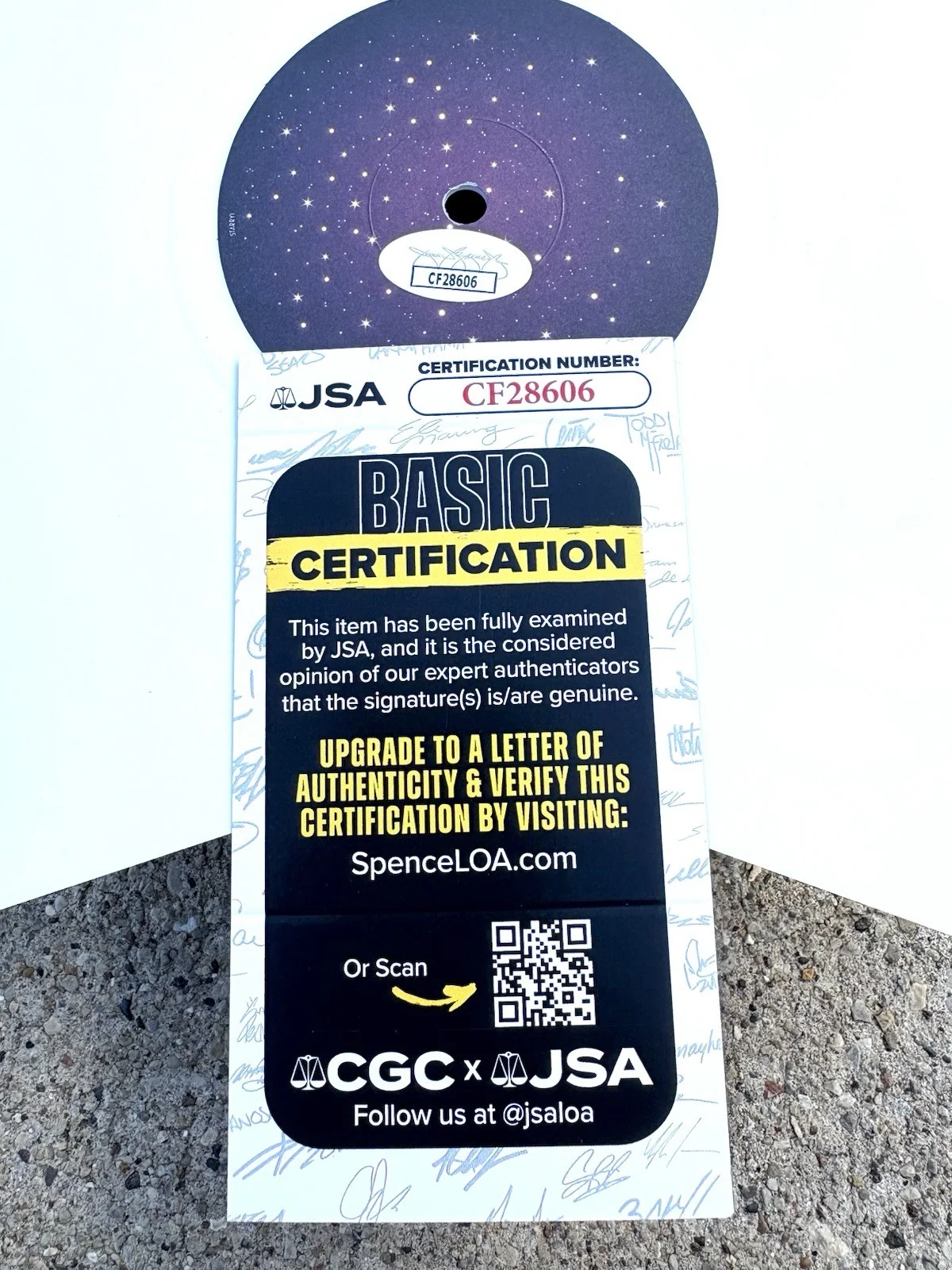 ELLIE GOULDING SIGNED Vinyl JSA COA Starry Eyed, изображение 2