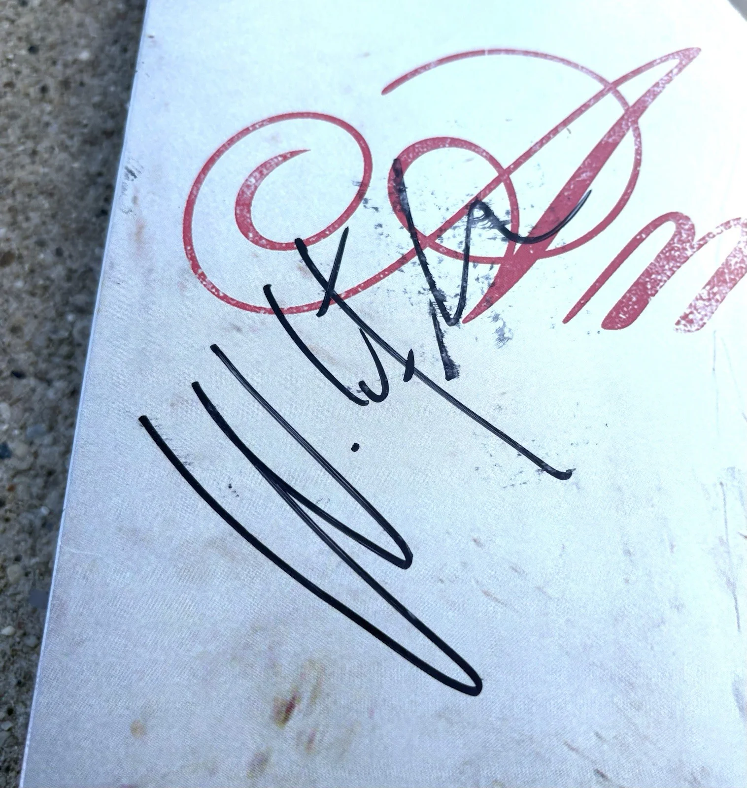 WALE SIGNED Ambition Red Vinyl JSA COA RAP HIP HOP, image 2