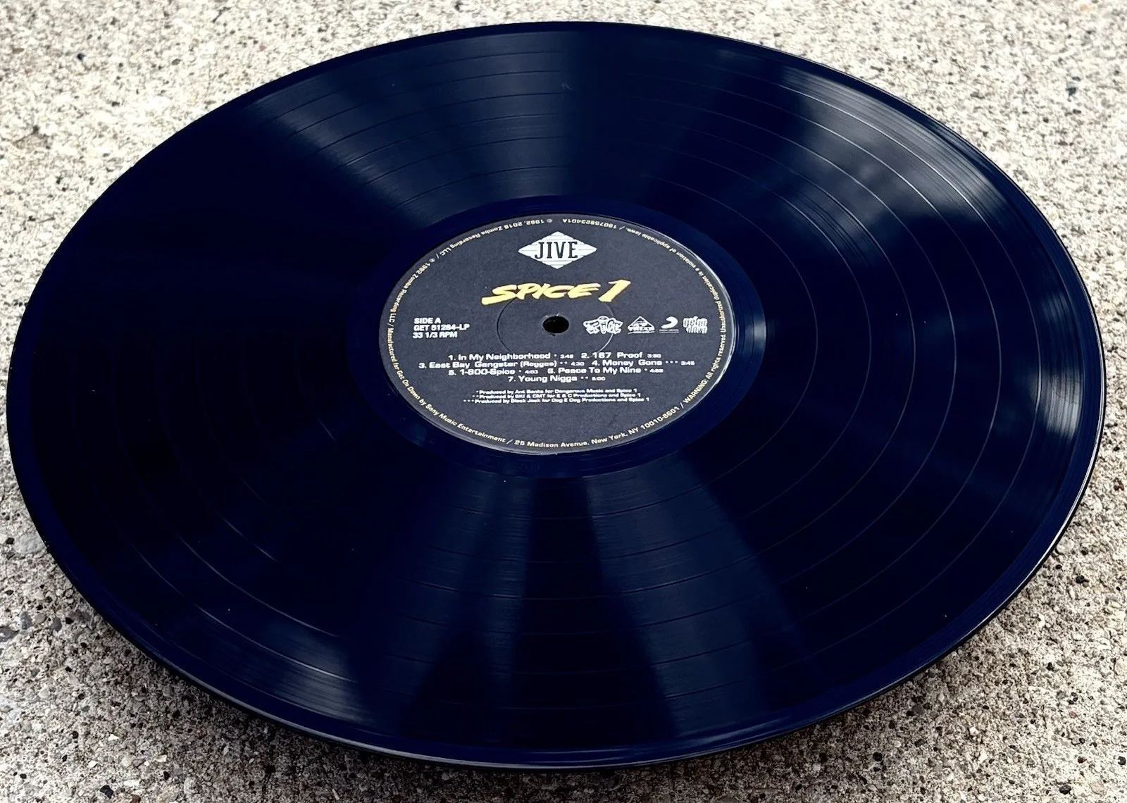 SPICE 1 SIGNED Vinyl JSA COA RAP HIP HOP, image 3