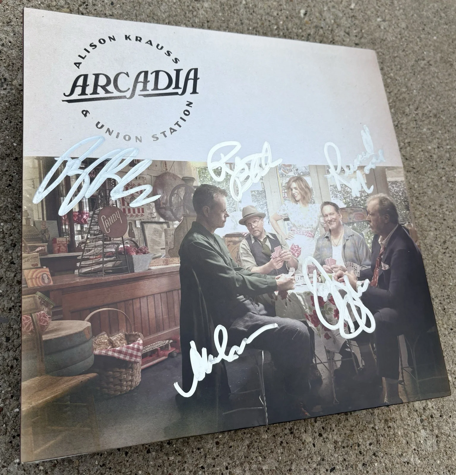 ALISON KRAUSS & UNION STATION SIGNED Vinyl JSA COA Arcadia, изображение 2