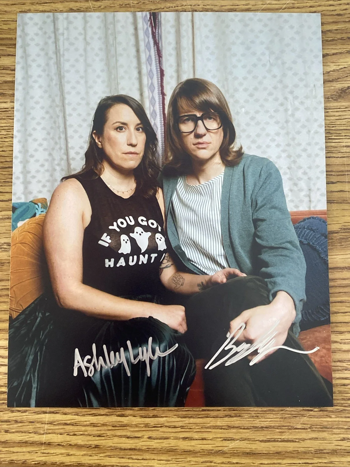 Ashley Lyle & Bart Nickerson — Ashley Lyle & Bart Nickerson Autographed 8x10 Photo Yellow Jackets Show Creators