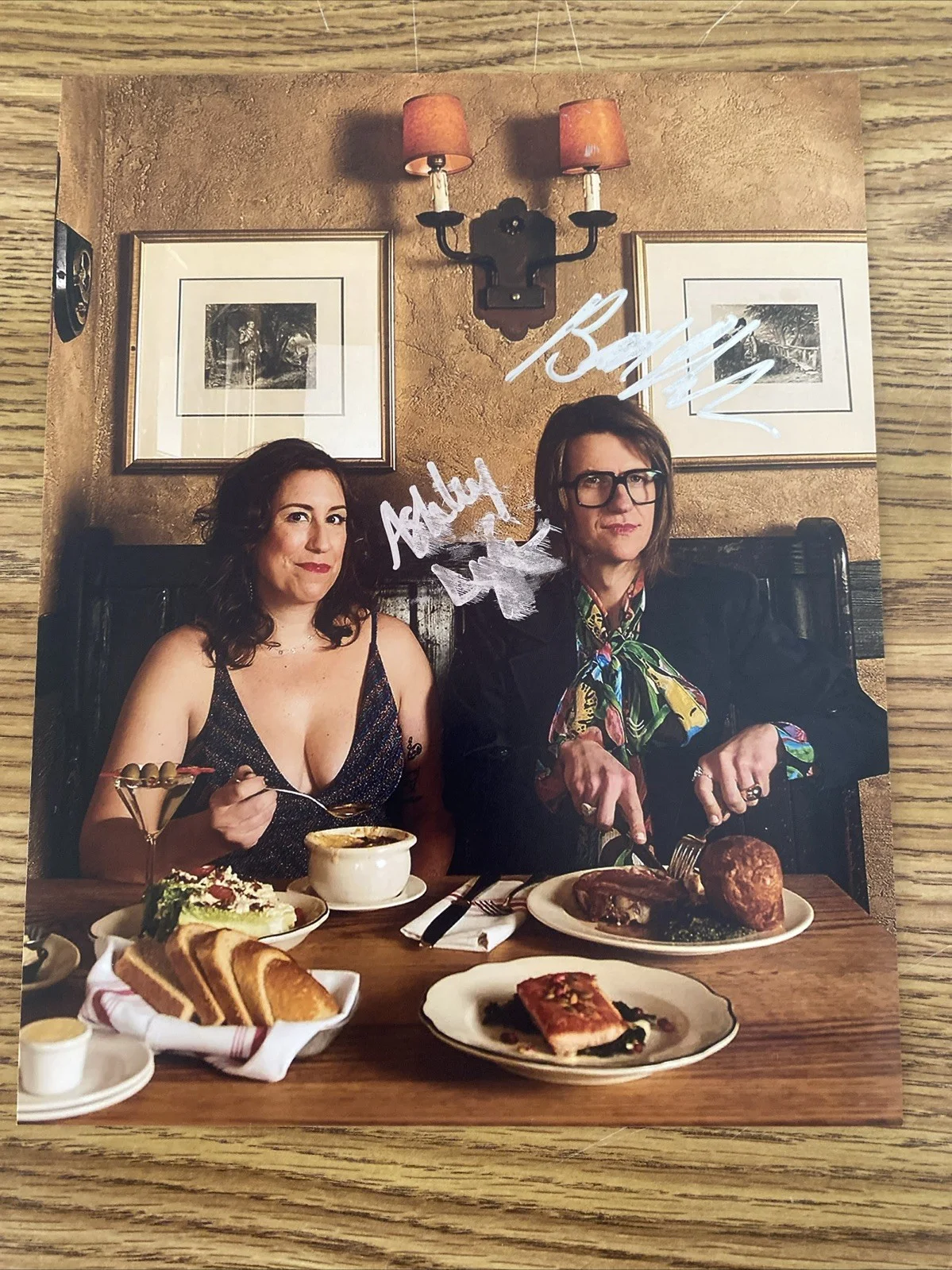 Ashley Lyle & Bart Nickerson — Ashley Lyle & Bart Nickerson Autographed 8x10 Photo Yellow Jackets Show Creators
