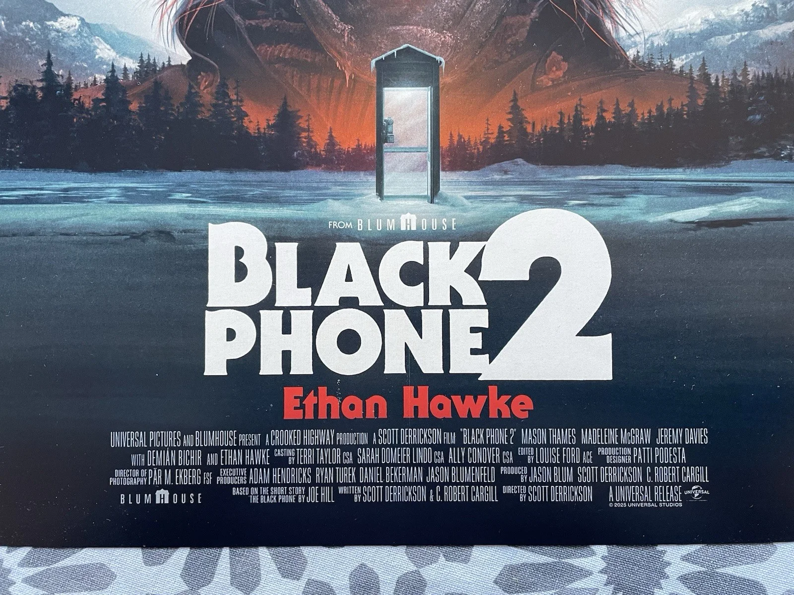 THE BLACK PHONE 2 (2025) A3 CINEMA POSTER UK EXCLUSIVE LIMITED EDITION NEW, изображение 2
