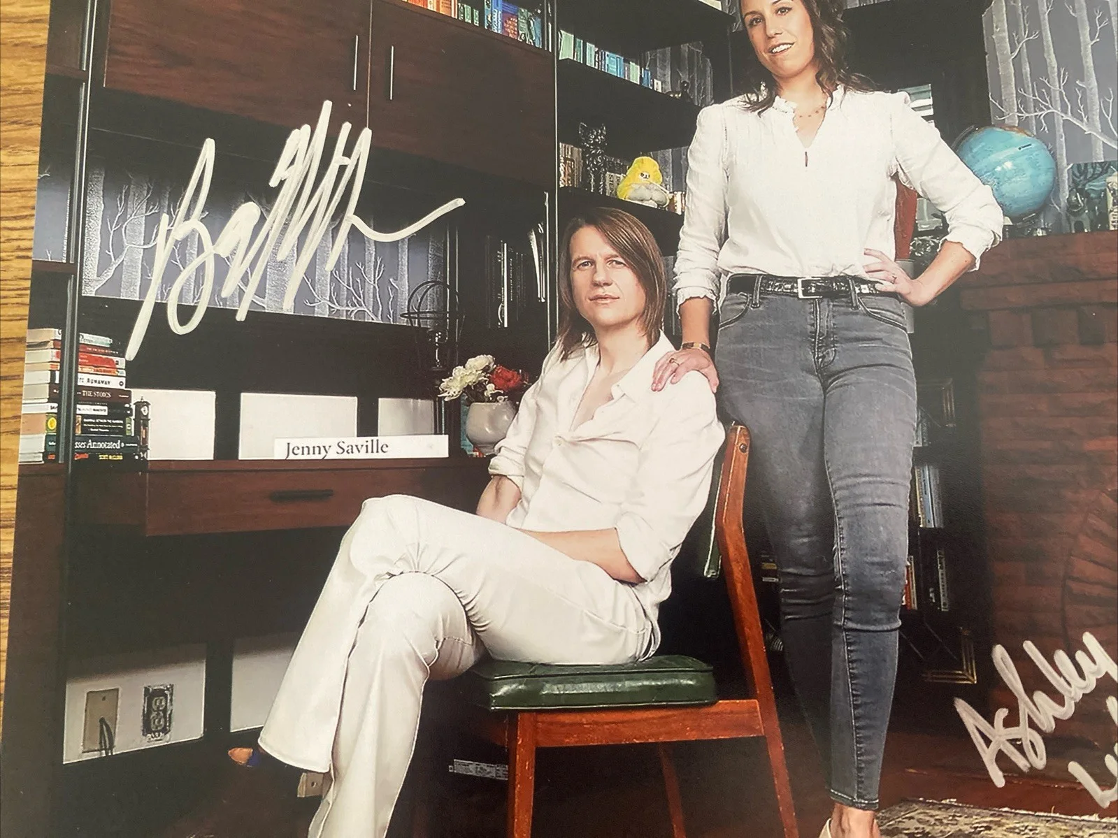 Ashley Lyle, Bart Nickerson — Ashley Lyle & Bart Nickerson Autographed 8x10 Photo Yellow Jackets Show Creators, изображение 2