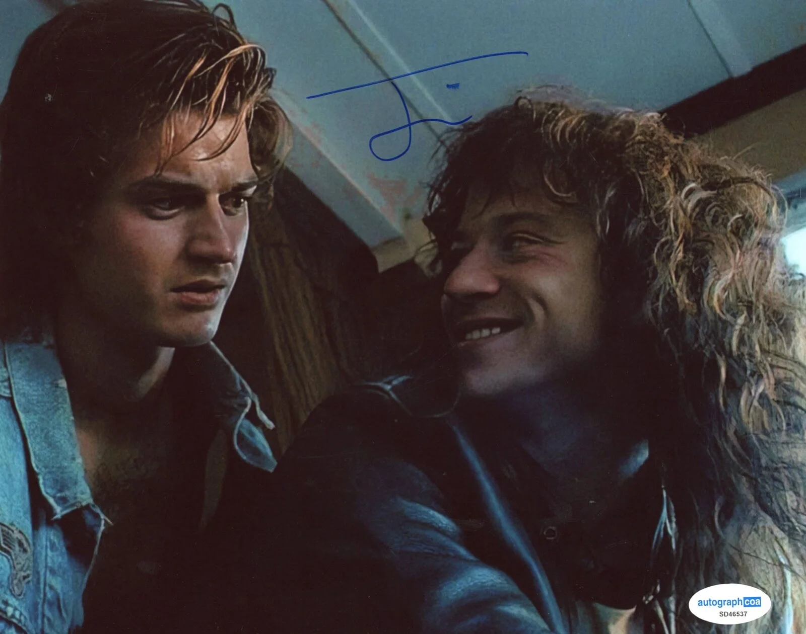 JOSEPH QUINN — Joseph Quinn signed "STRANGER THINGS" 8x10 Photo EDDIE Fantastic Four ACOA COA, изображение 3