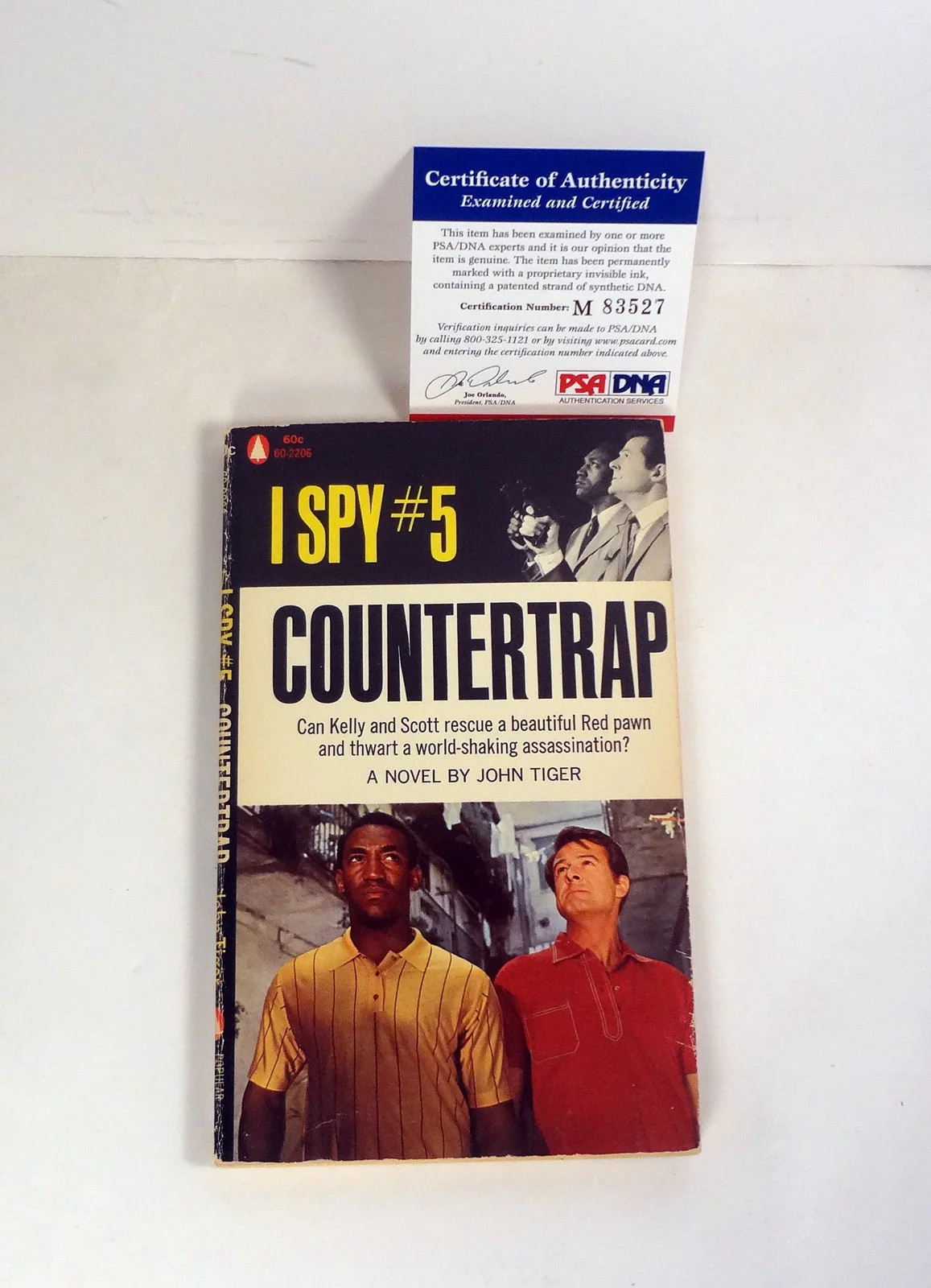 Bill Cosby — Bill Cosby Show Signed Autograph I Spy #5 Countertrap Book PSA/DNA COA