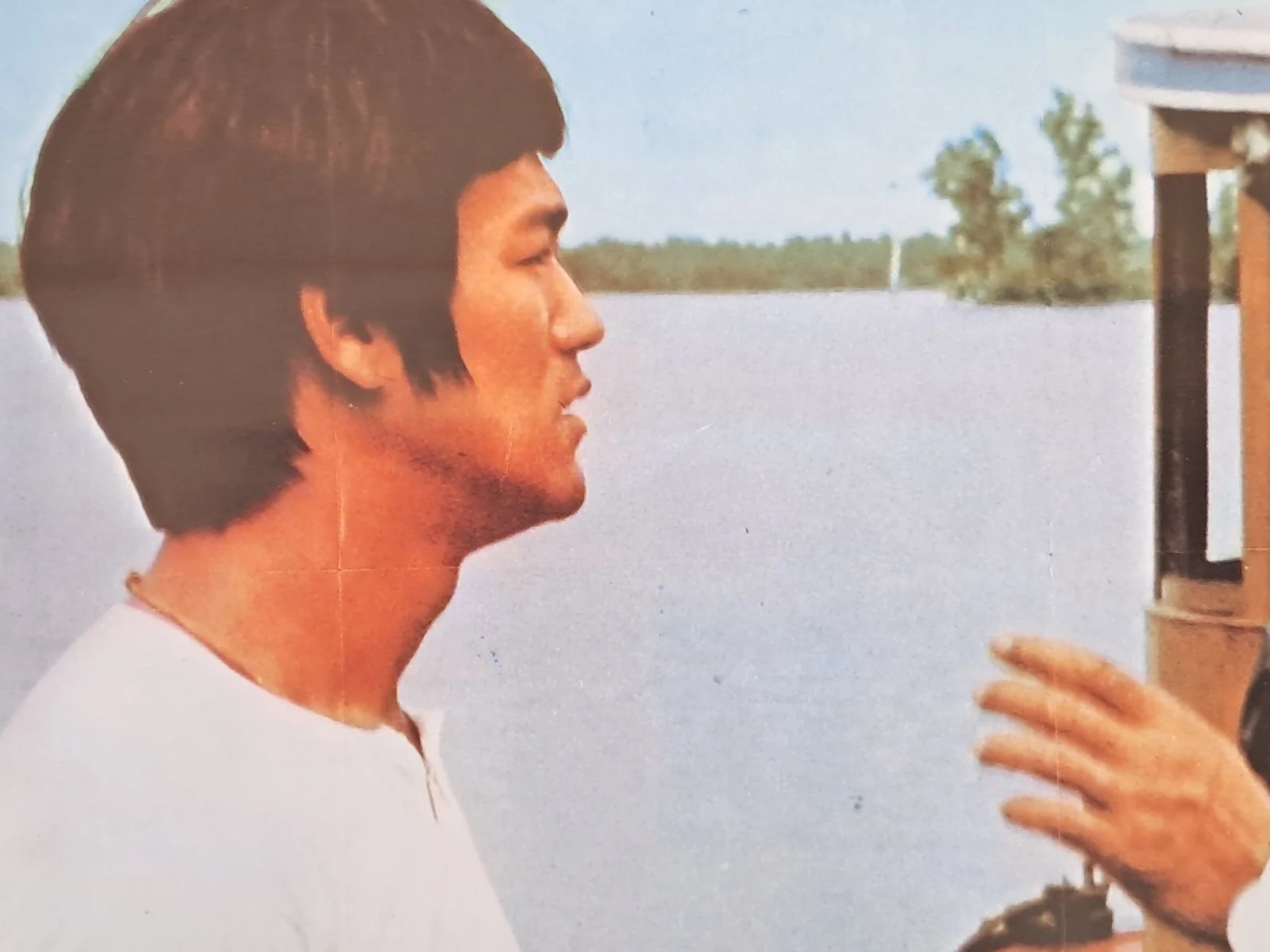 The Big Boss ORIGINAL Spanish 1973 LOBBY CARD Fists of Fury Bruce Lee +RARE+ c, image 3