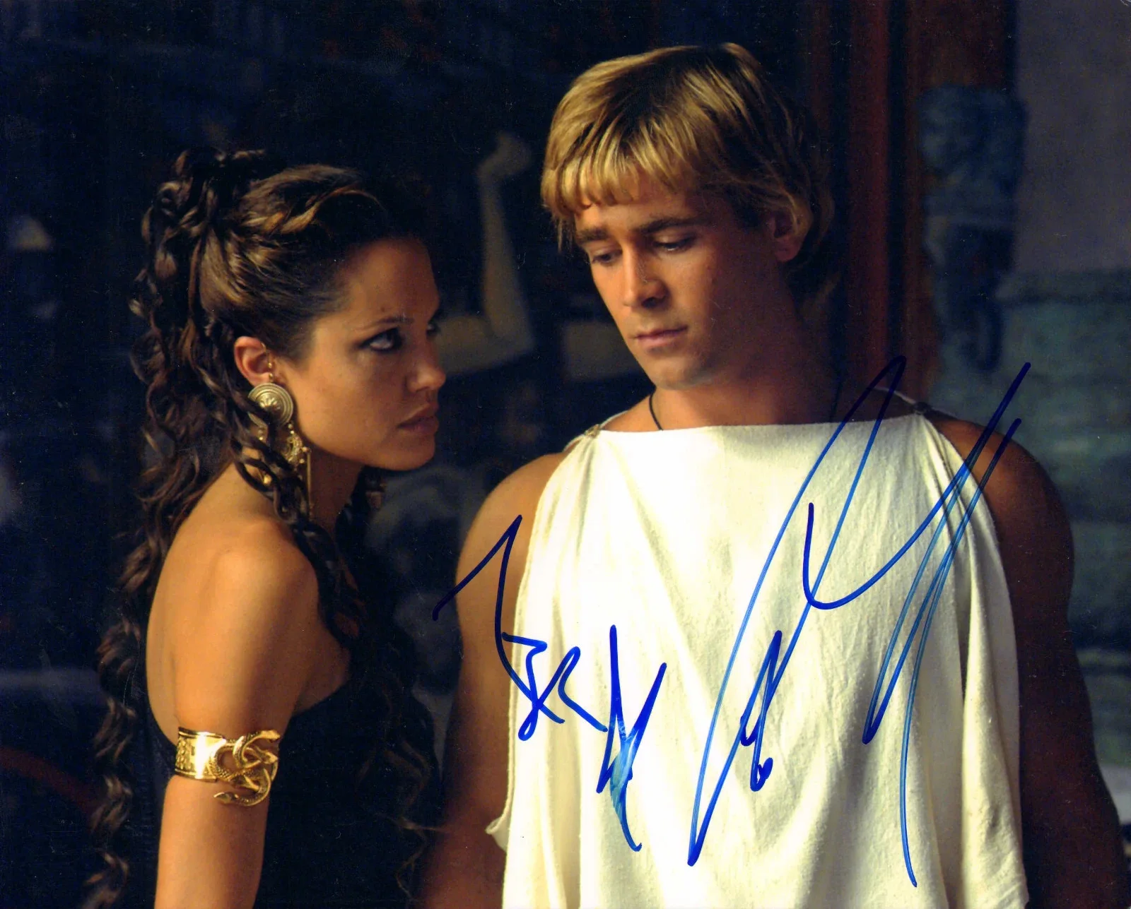 Angelina Jolie — -ANGELINA JOLIE/COLIN FARRELL- SWAU Signed/Autograph/Auto 8x10 ALEXANDER Photo
