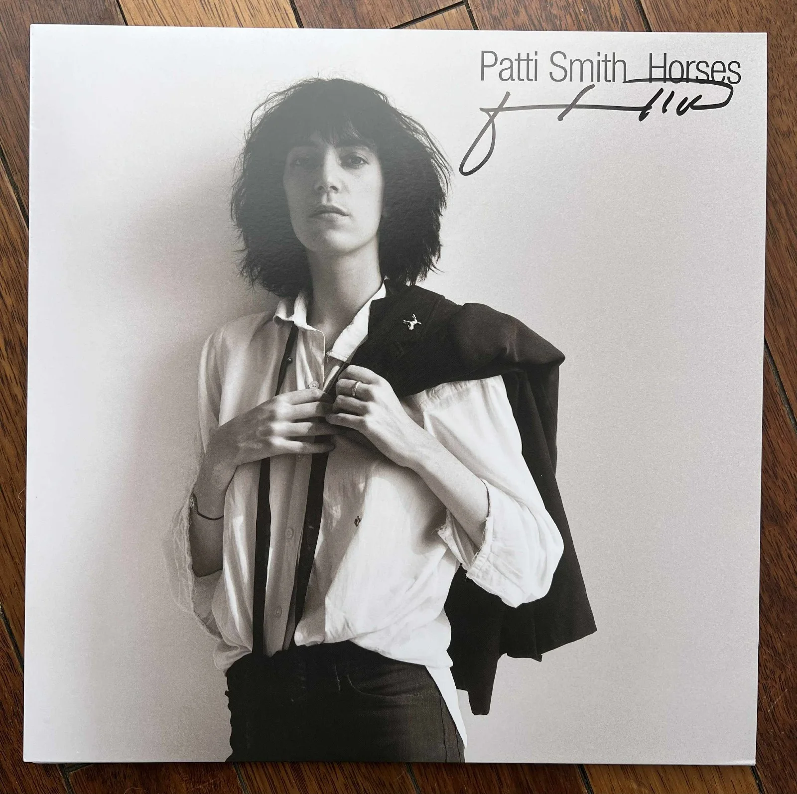 Patti Smith Horses Autographed Signed Album Vinyl Record LP w/COA, image 4