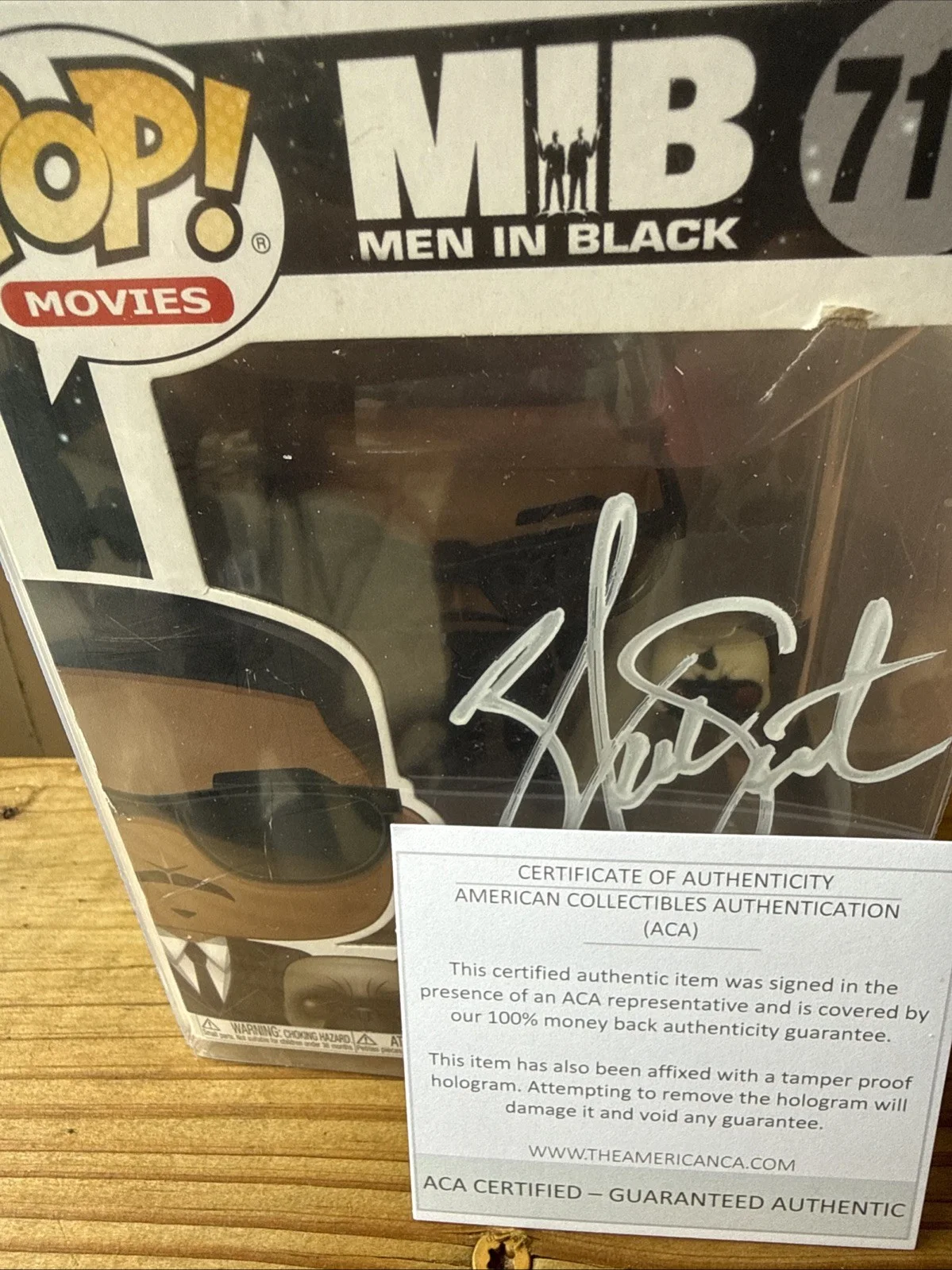 Will Smith Signed Agent J Funko Pop #715 BAS COA Autograph Men In Black NEW @302, image 2