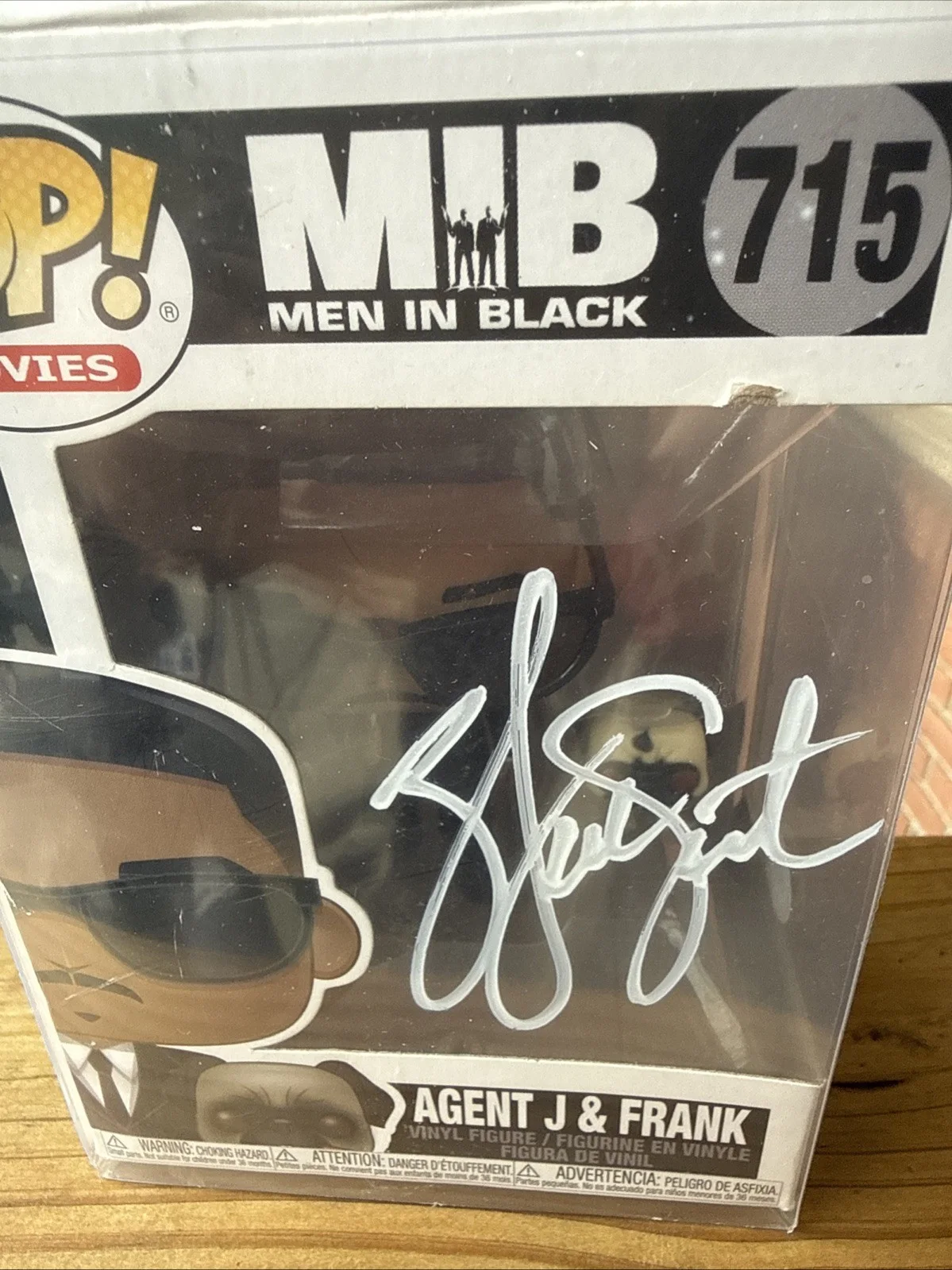Will Smith Signed Agent J Funko Pop #715 BAS COA Autograph Men In Black NEW @302, image 4