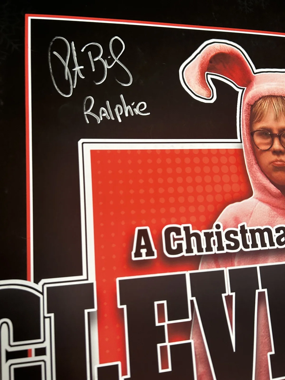 6 cast members — A CHRISTMAS STORY CAST SIGNED LTD. 40TH ANNIVERSARY 24X36 CLEVELAND POSTER, image 3