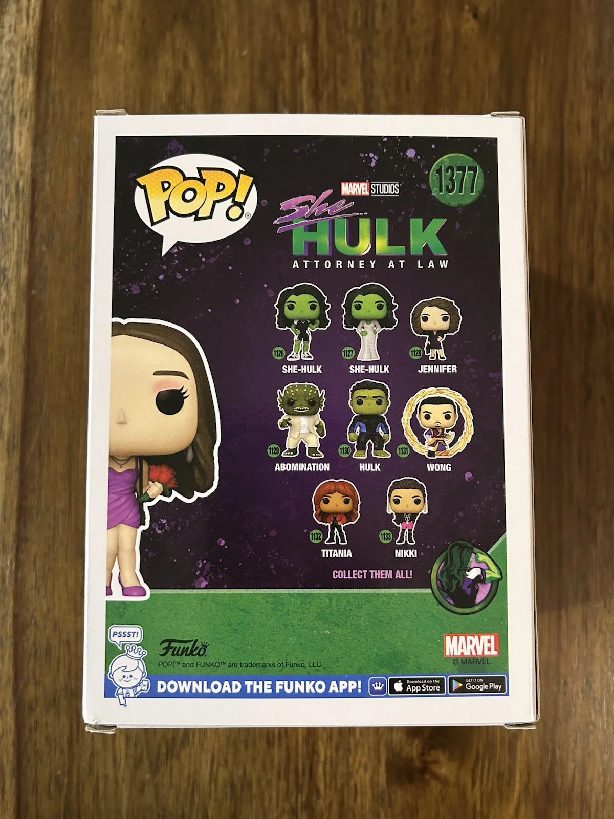 Patty Guggenheim — Patty Guggenheim ‘She-Hulk: Attorney at Law’ Signed ‘Madisynn’ Funko Pop Beckett, изображение 3