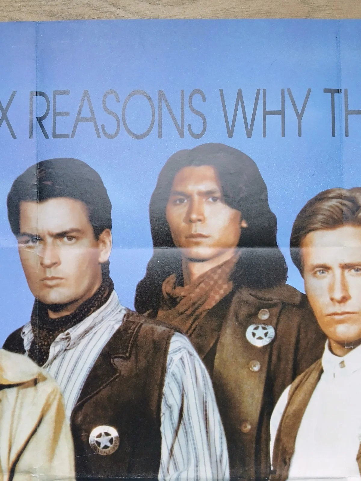 YOUNG GUNS (1988) original UK quad poster - Estevez, Sheen, Sutherland, Philips, изображение 3