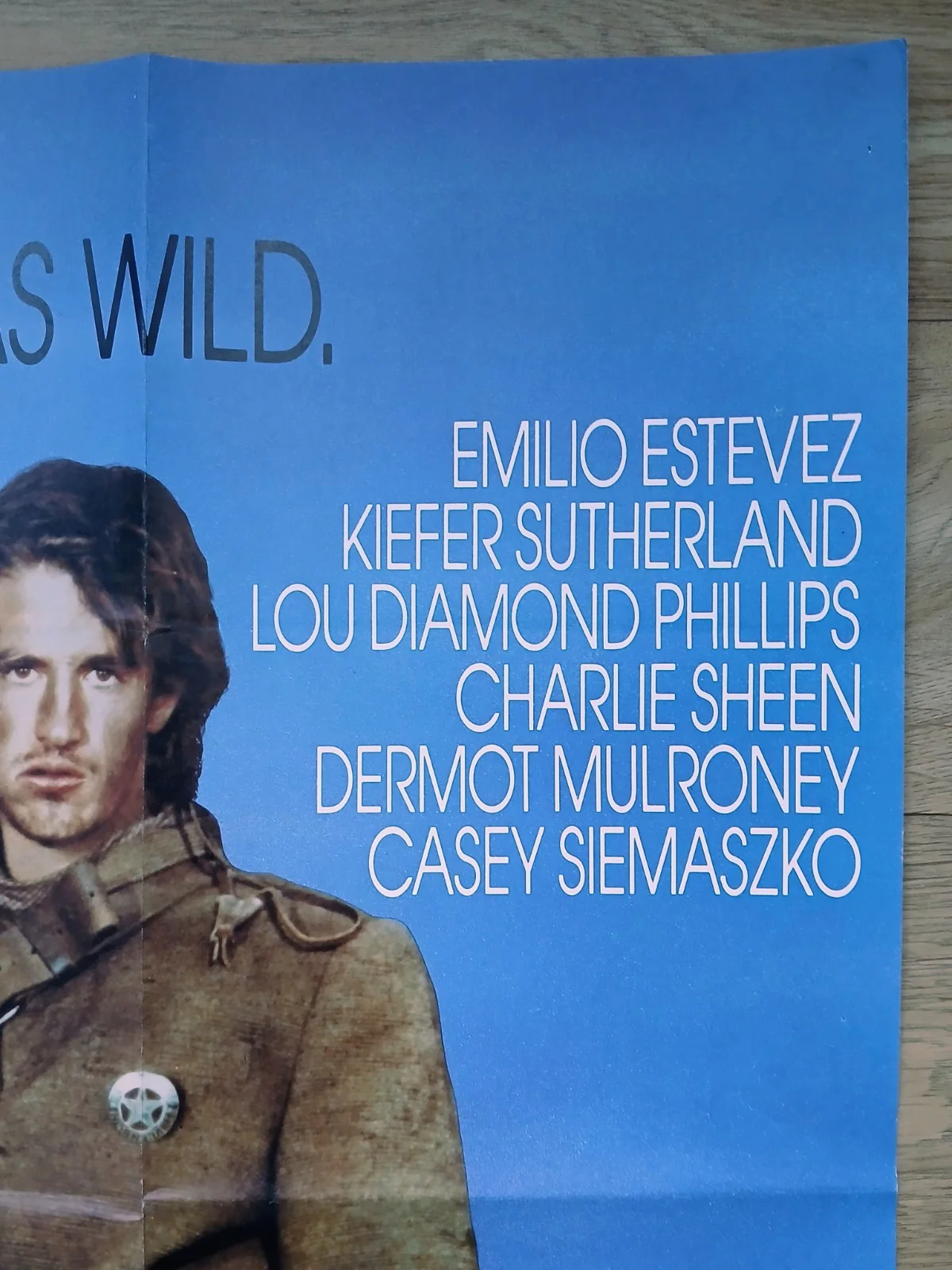YOUNG GUNS (1988) original UK quad poster - Estevez, Sheen, Sutherland, Philips, изображение 5