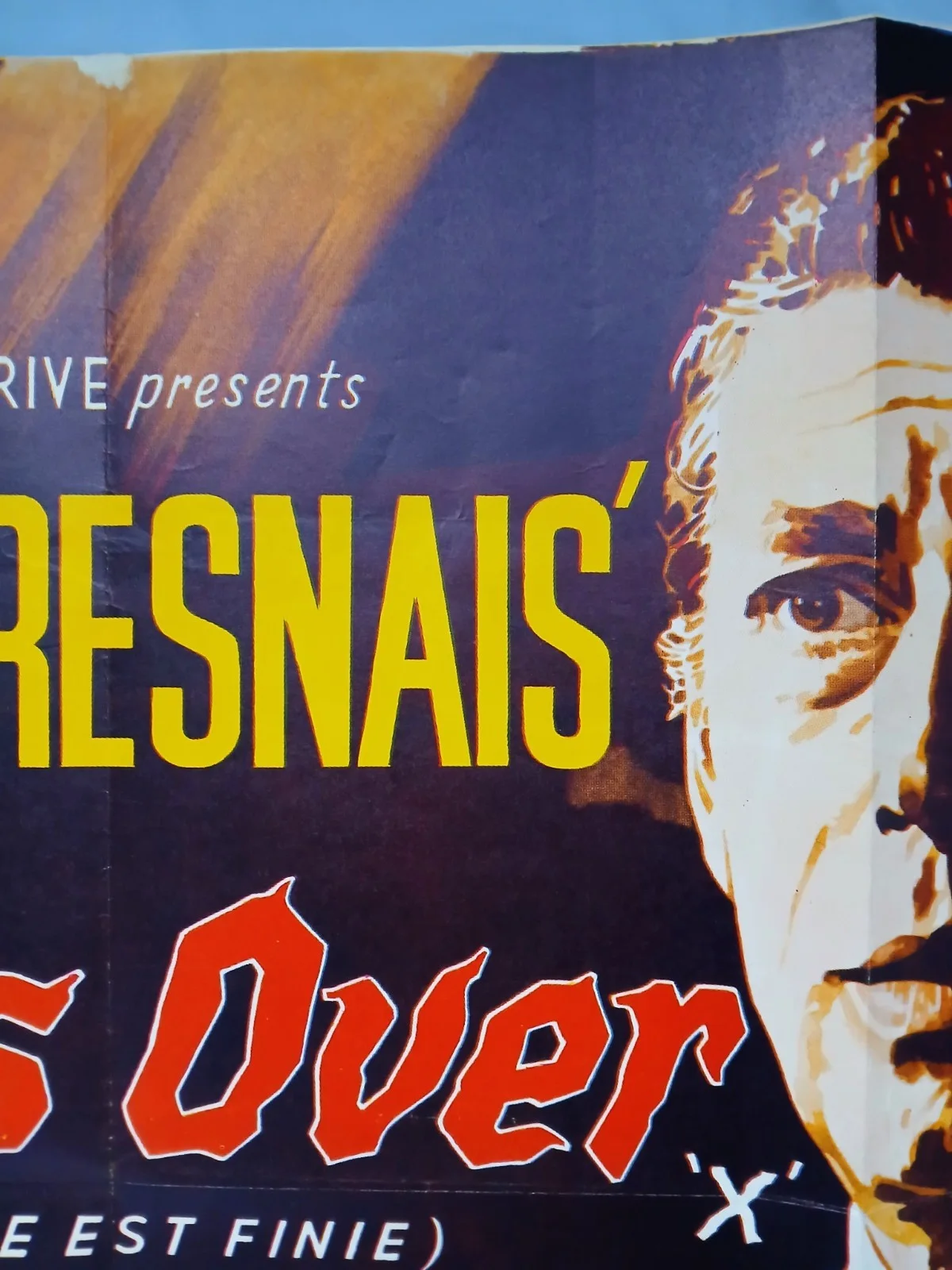 THE WAR IS OVER (1966) rare original Gala Cinema UK quad poster - Payne artwork, изображение 4