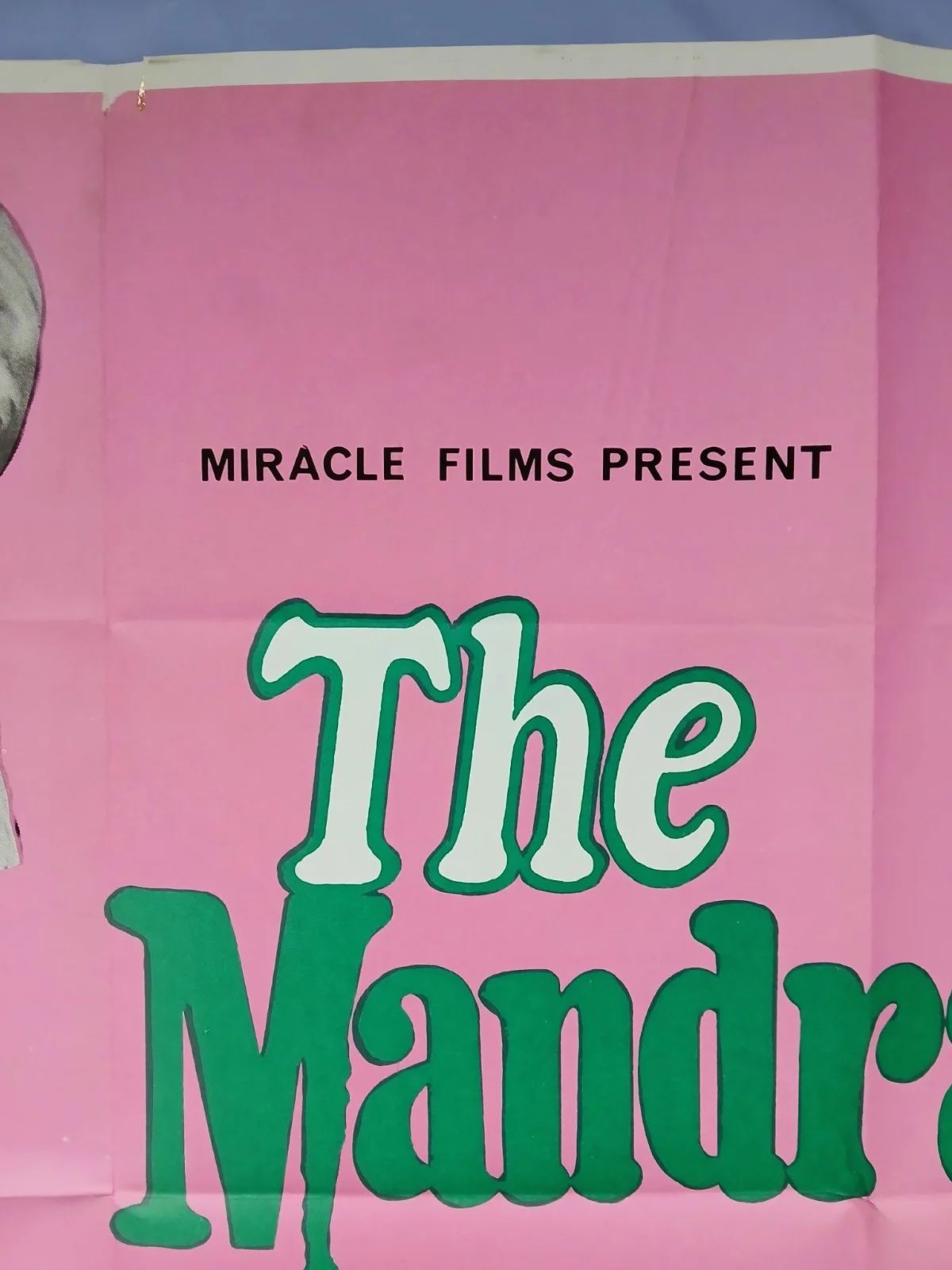 THE MANDRAKE (LA MANDRAGOLA)(1965)rare original UK quad poster -Machiavelli play, изображение 4
