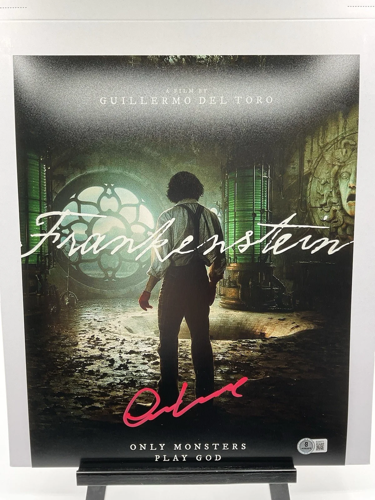 Oscar Isaac — Oscar Isaac signed 11x14 BAS Frankenstein signed photo Frankenstein autographed