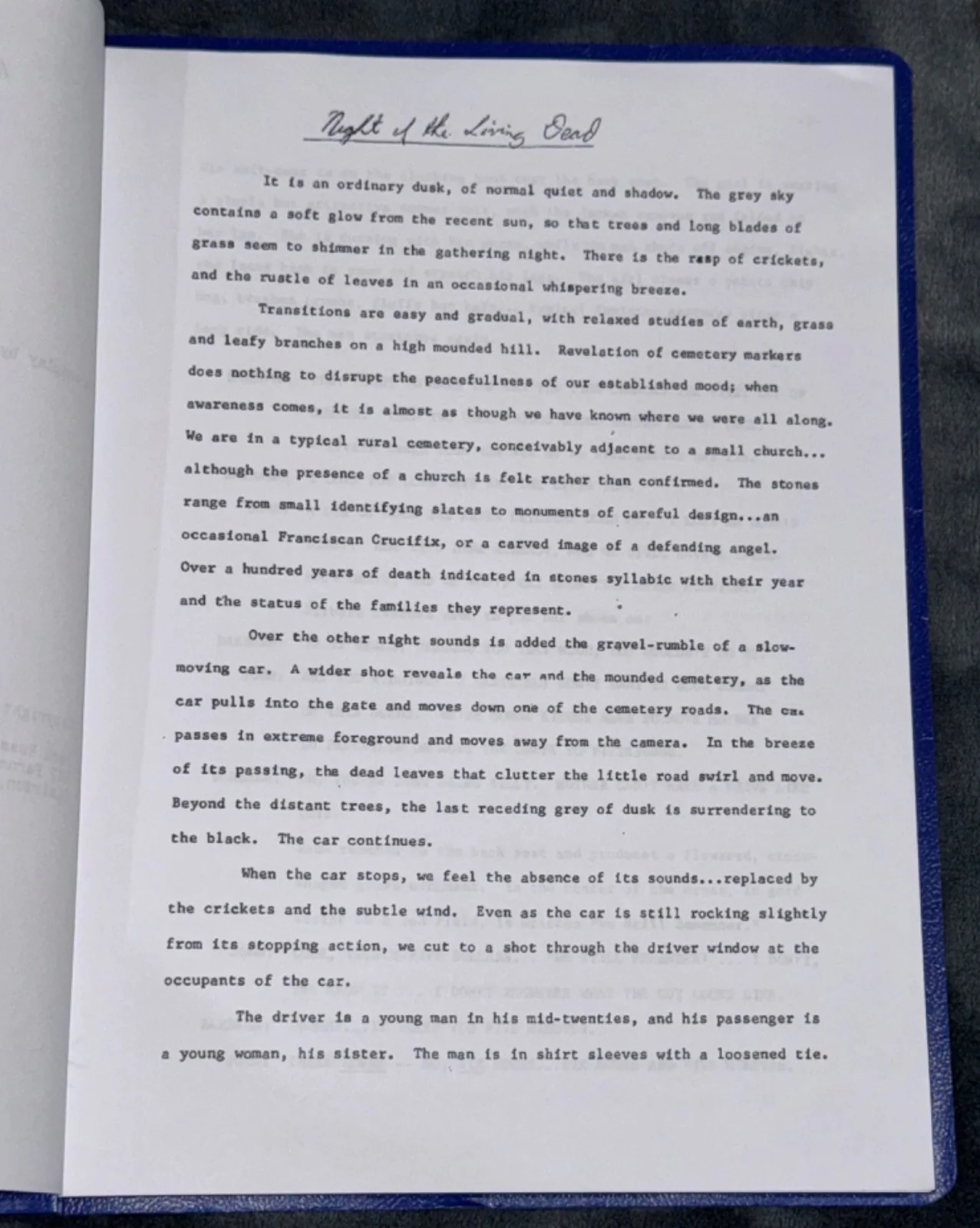 George A. Romero — George Romero "Night of Living Dead, Godfather Zombie Film" Signed Script PSA 10, изображение 2