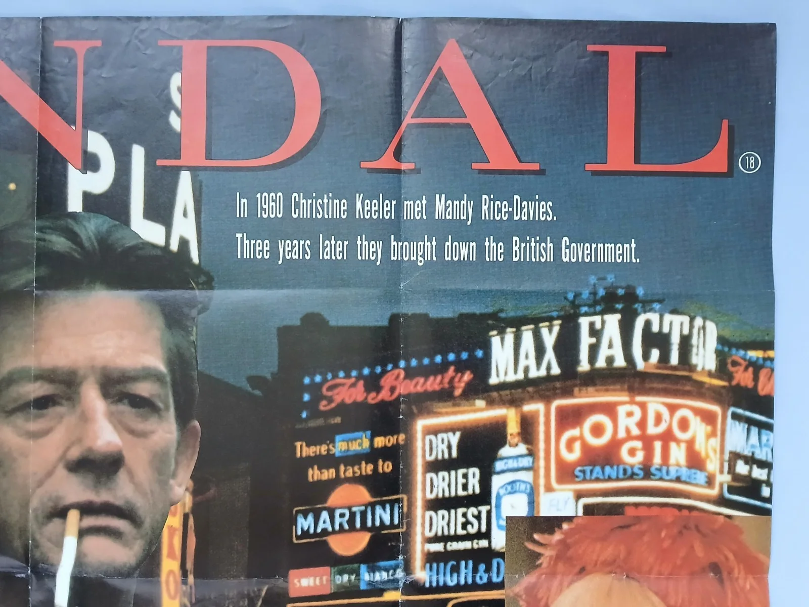 SCANDAL (1989) original UK quad poster - Christine Keeler Profumo affair, изображение 3