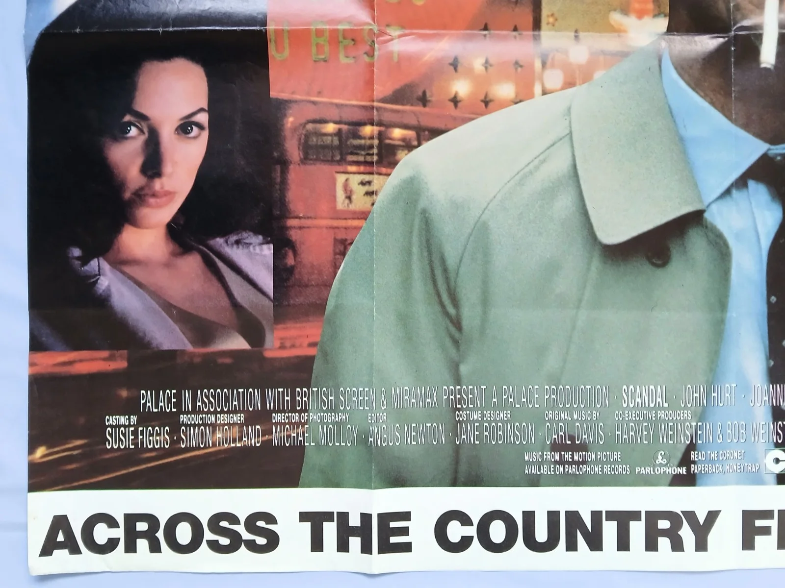 SCANDAL (1989) original UK quad poster - Christine Keeler Profumo affair, изображение 4