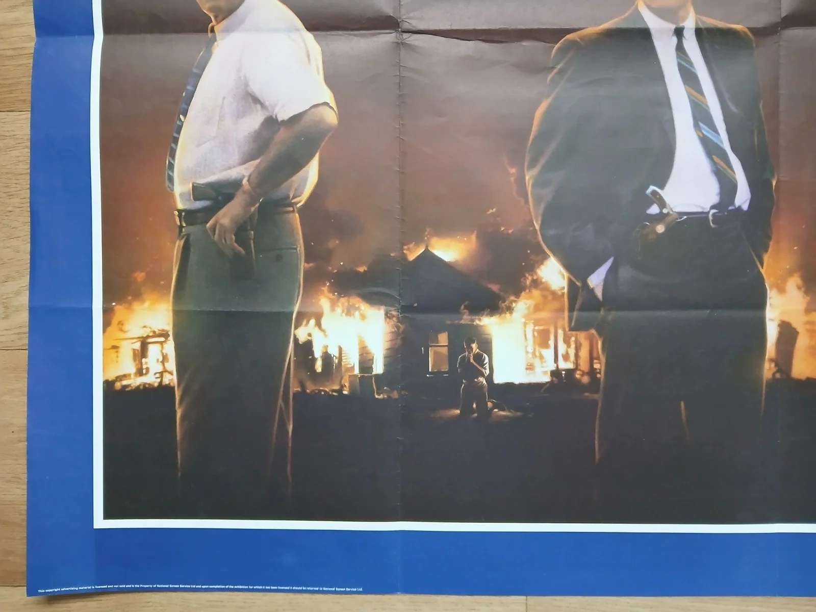 MISSISSIPPI BURNING (1988) original UK quad poster - Gene Hackman, Willem Defoe, изображение 4
