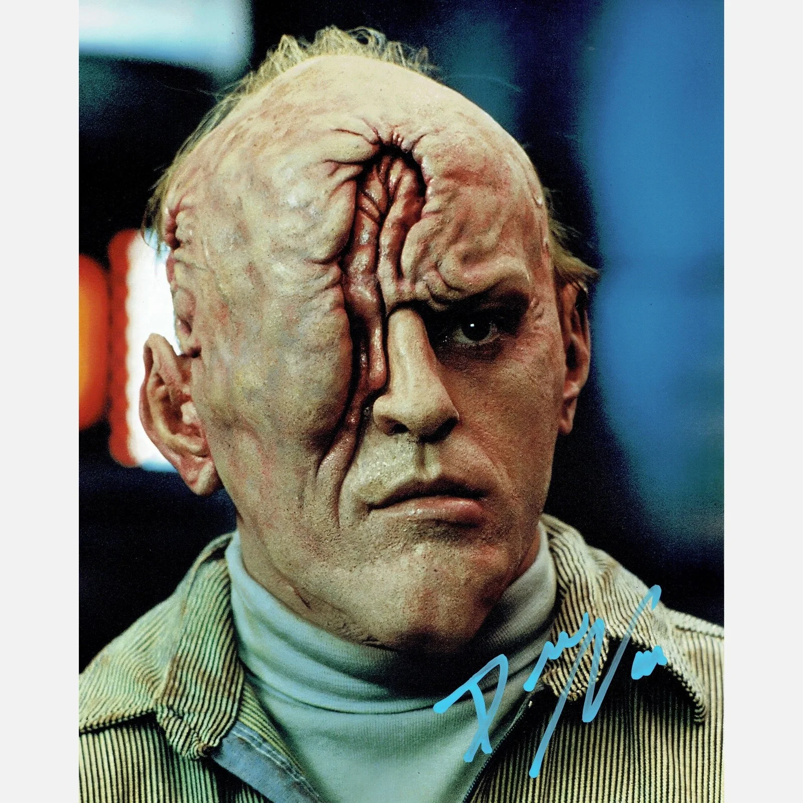 DEAN NORRIS autograph ACOA signed 8x10 photography Total Recall — DEAN NORRIS autograph ACOA signed 8x10 photography Total Recall