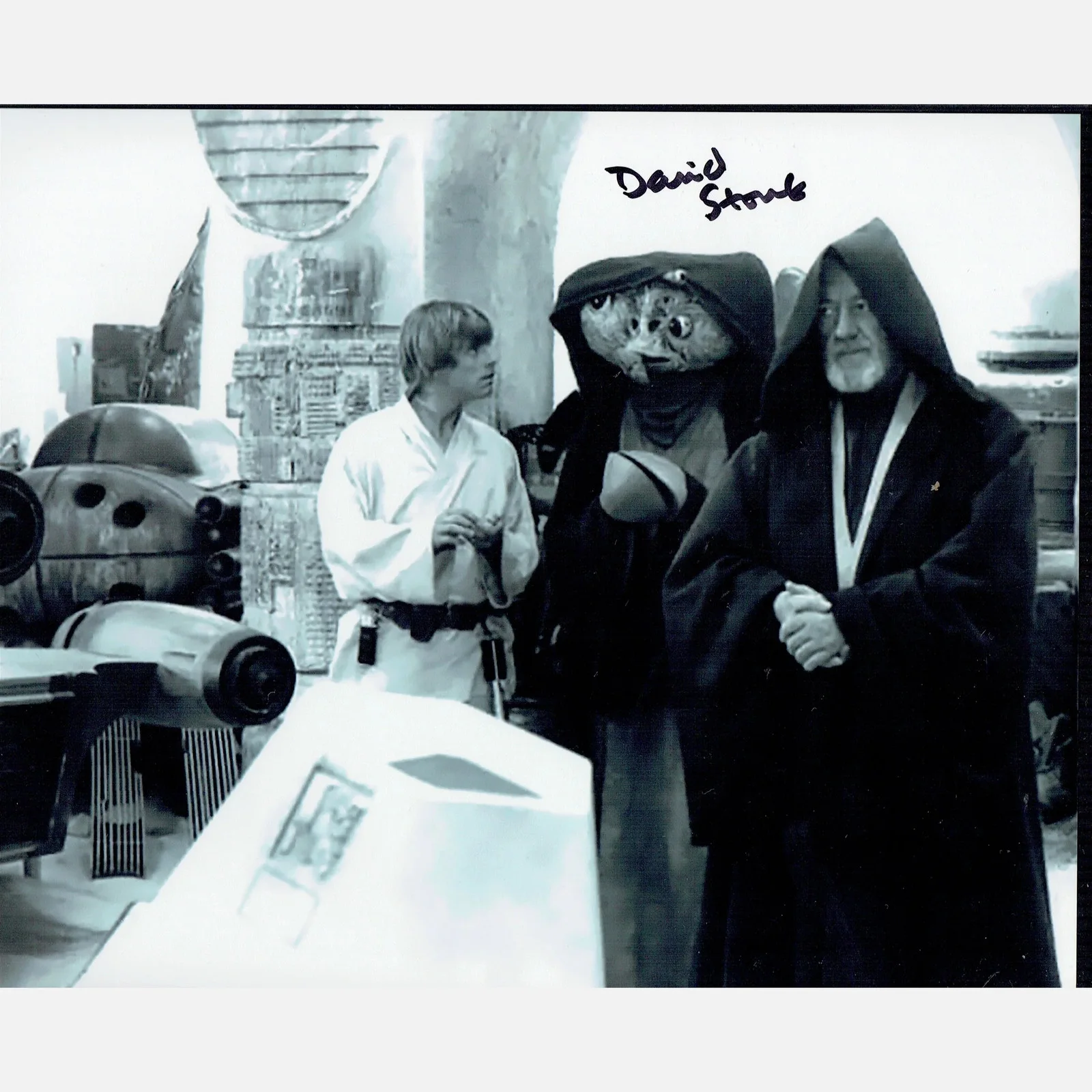 DAVID STONE autograph ACOA signed 8x10 photography STAR WARS — DAVID STONE autograph ACOA signed 8x10 photography STAR WARS
