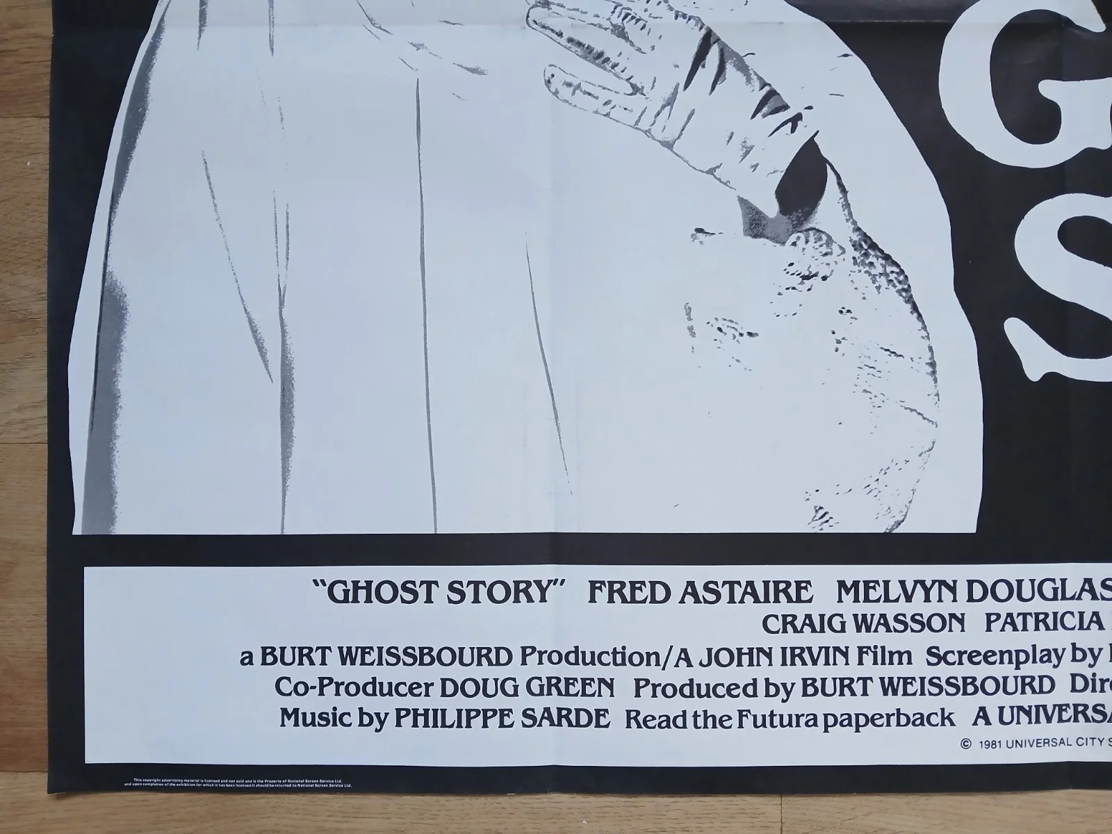 GHOST STORY (1981) original UK quad poster - Peter Straub horror, image 4