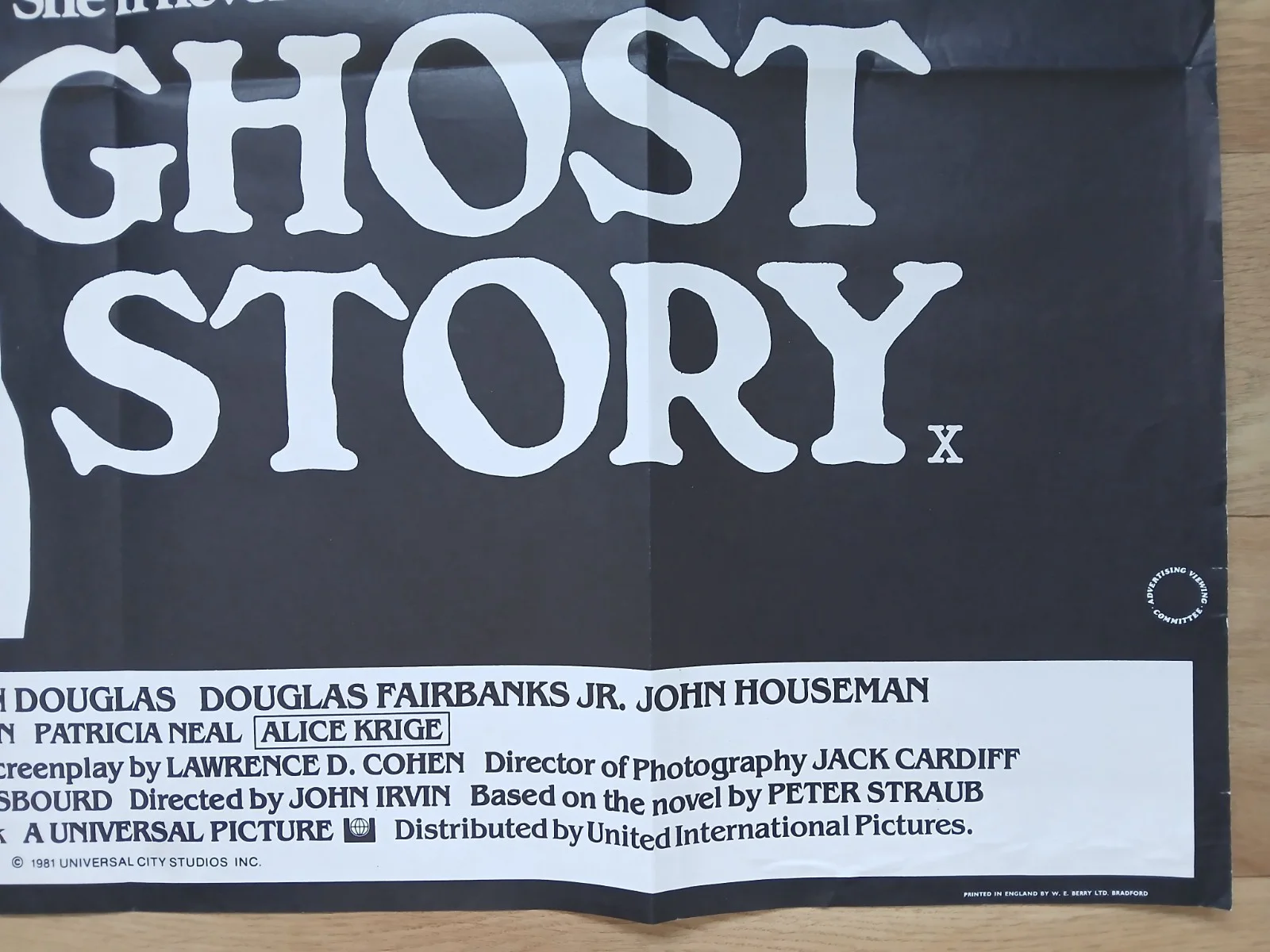 GHOST STORY (1981) original UK quad poster - Peter Straub horror, image 5