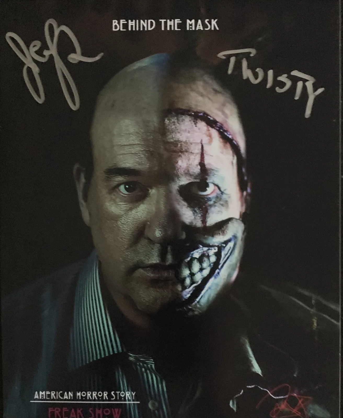John Carroll Lynch — John Carroll Lynch SIGNED 8x10 Twisty the Clown AHS American Horror Story