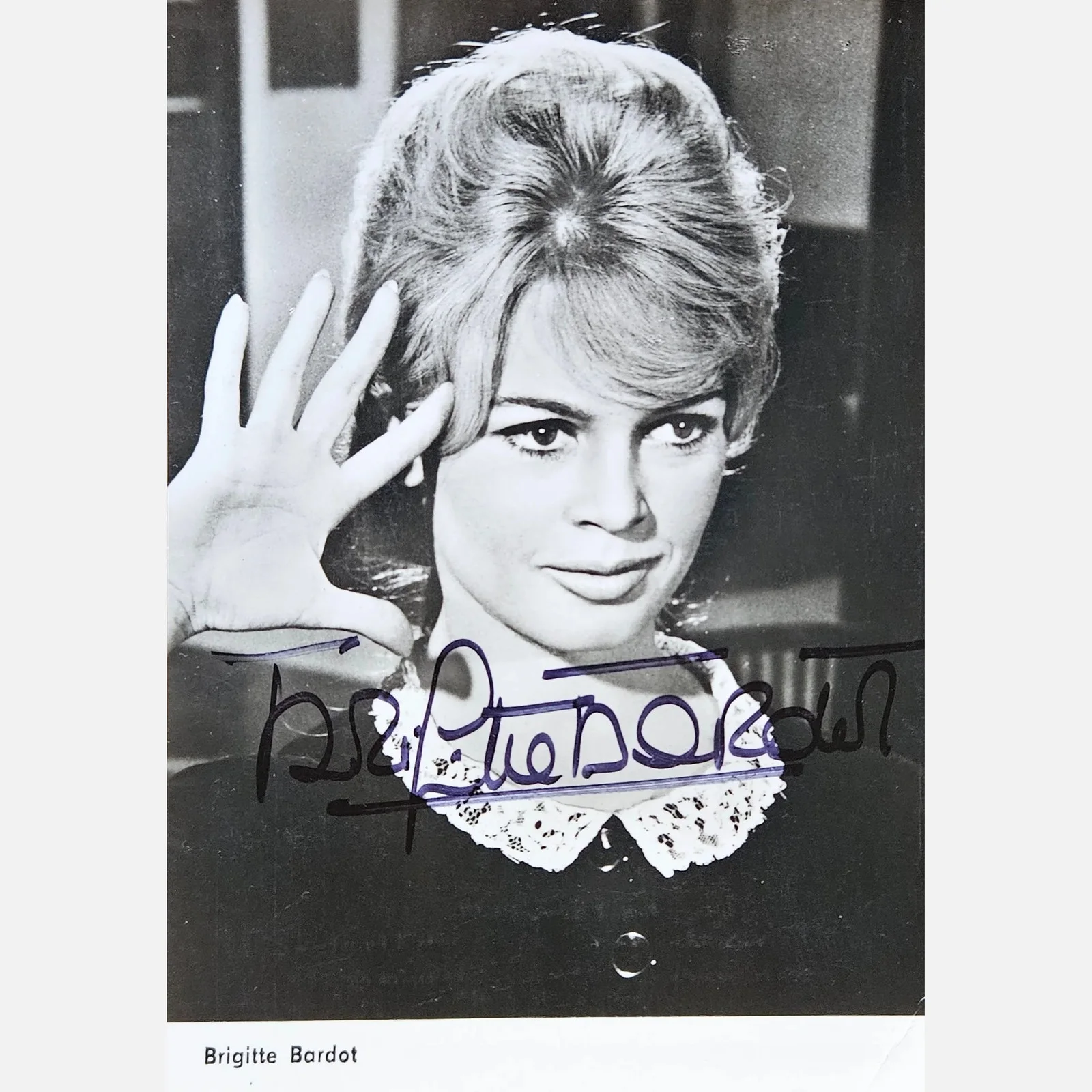BRIGITTE BARDOT autograph ACOA signed 4x6 VINTAGE photography — BRIGITTE BARDOT autograph ACOA signed 4x6 VINTAGE photography
