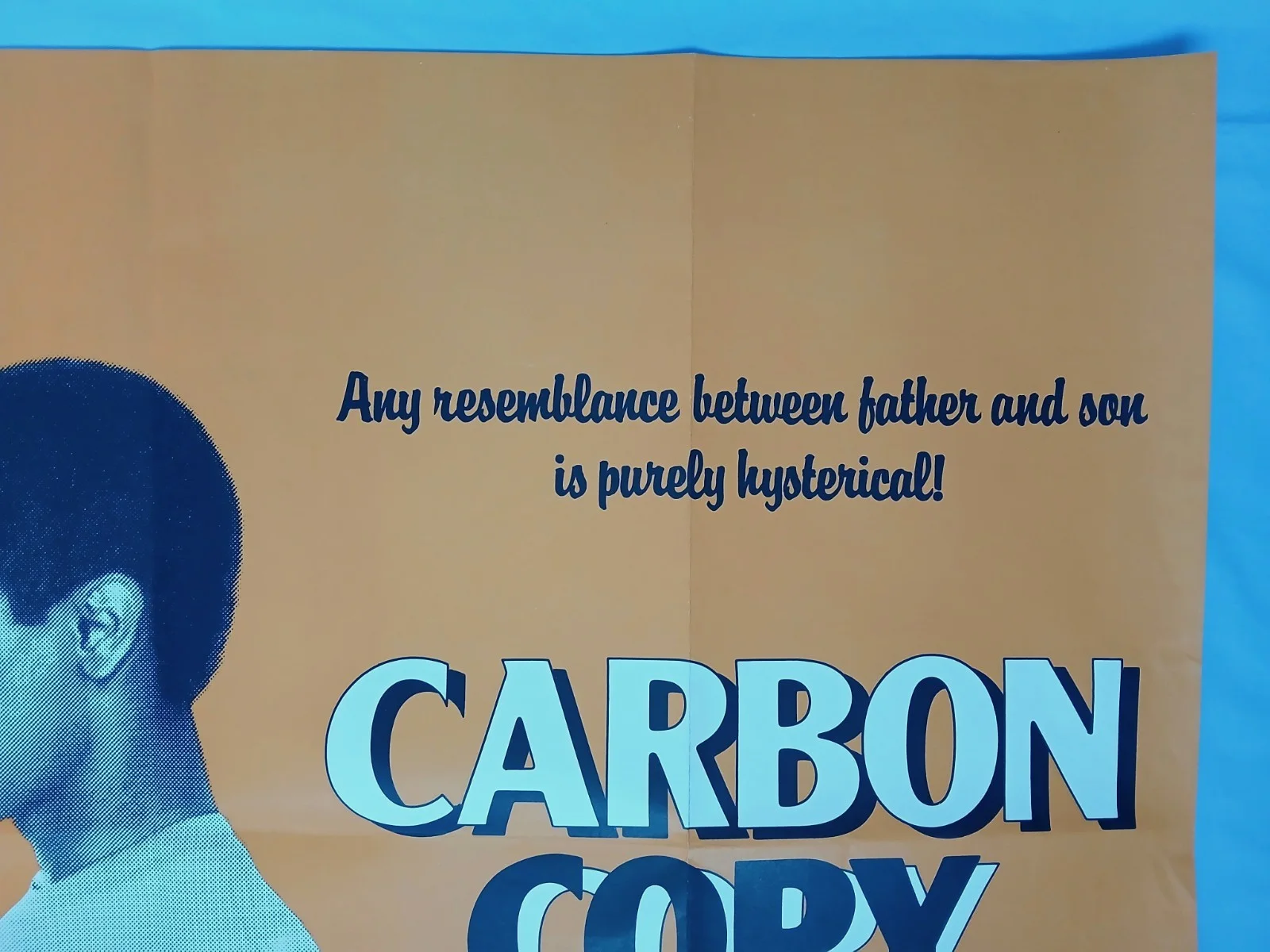 CARBON COPY (1981) rare original UK quad poster - Denzil Washington first movie!, изображение 3