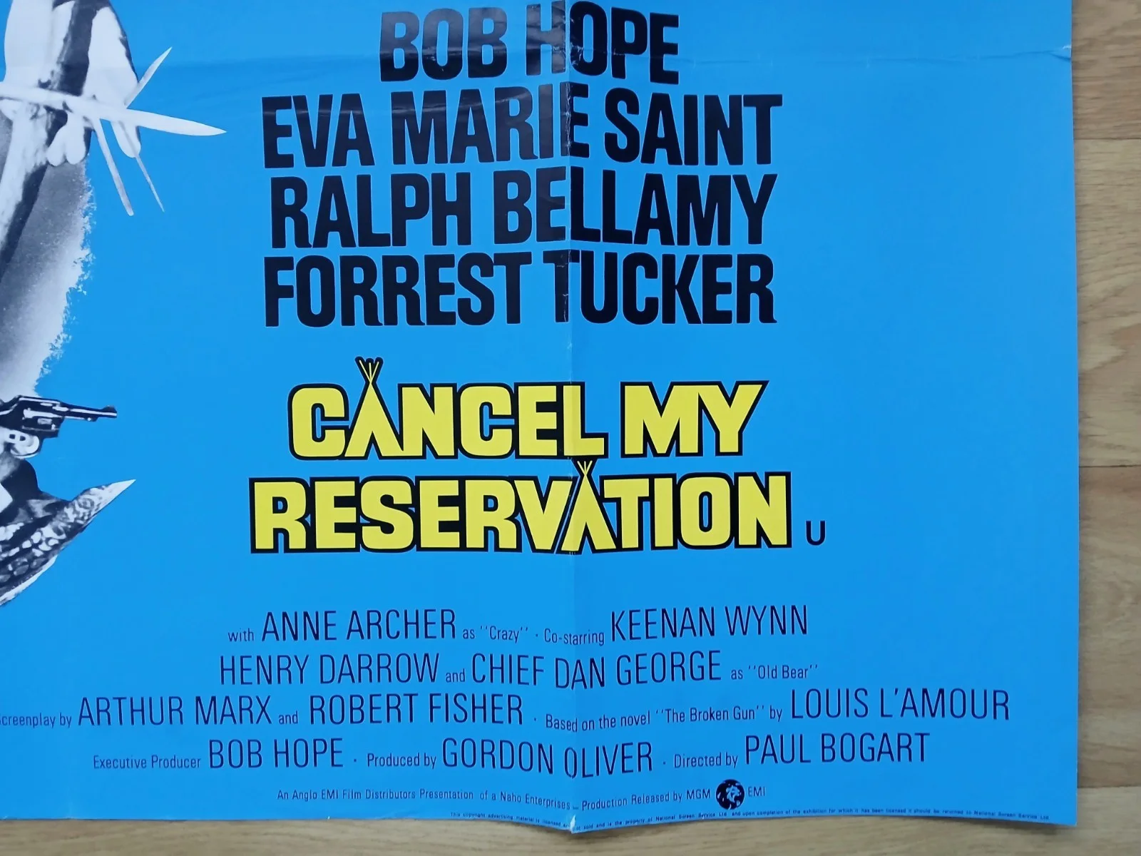 CANCEL MY RESERVATION (1972) rare original UK QUAD POSTER - Bob Hope comedy, image 5