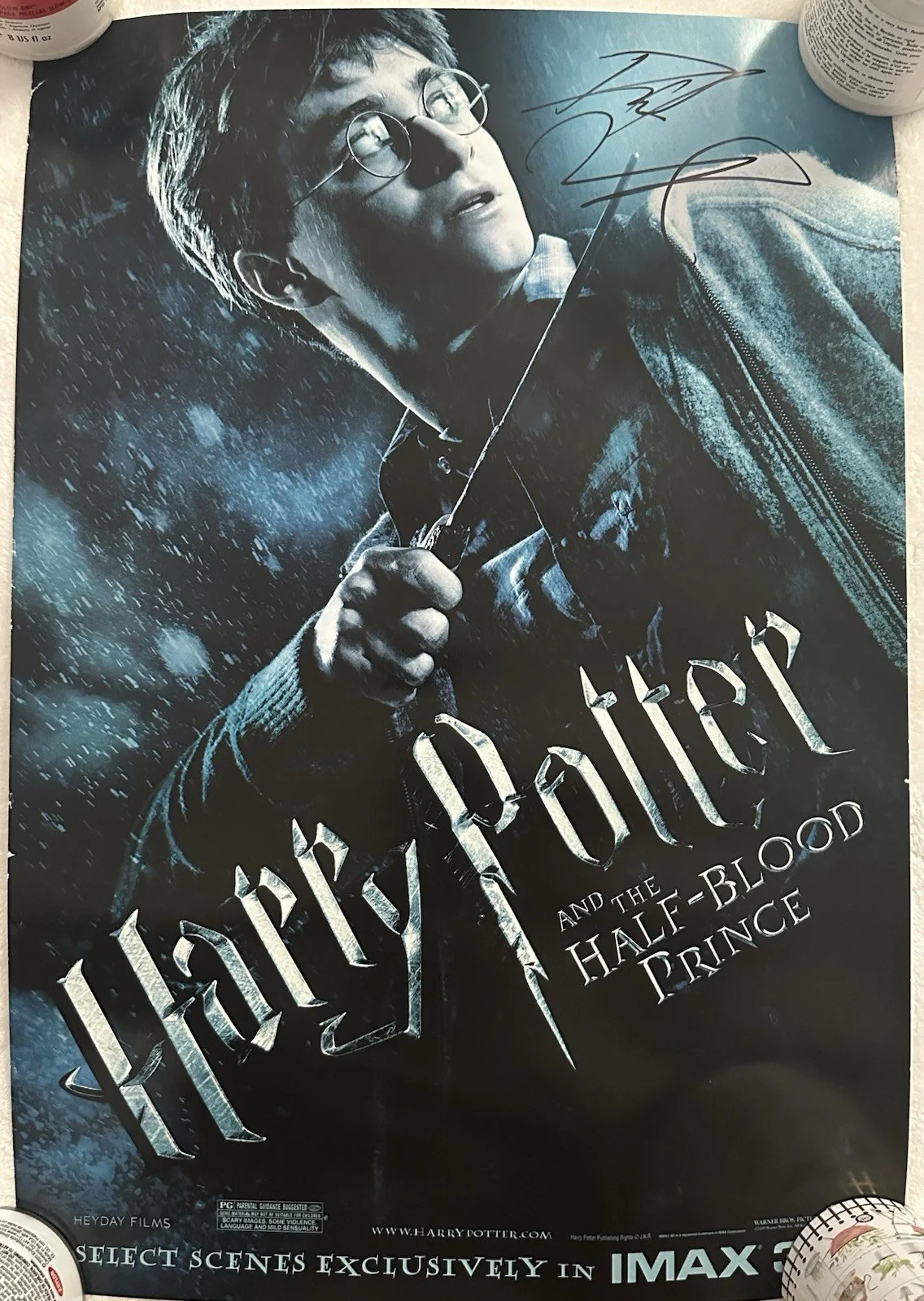 Daniel Radcliffe Signed Poster Harry Potter Original Autograph, image 2