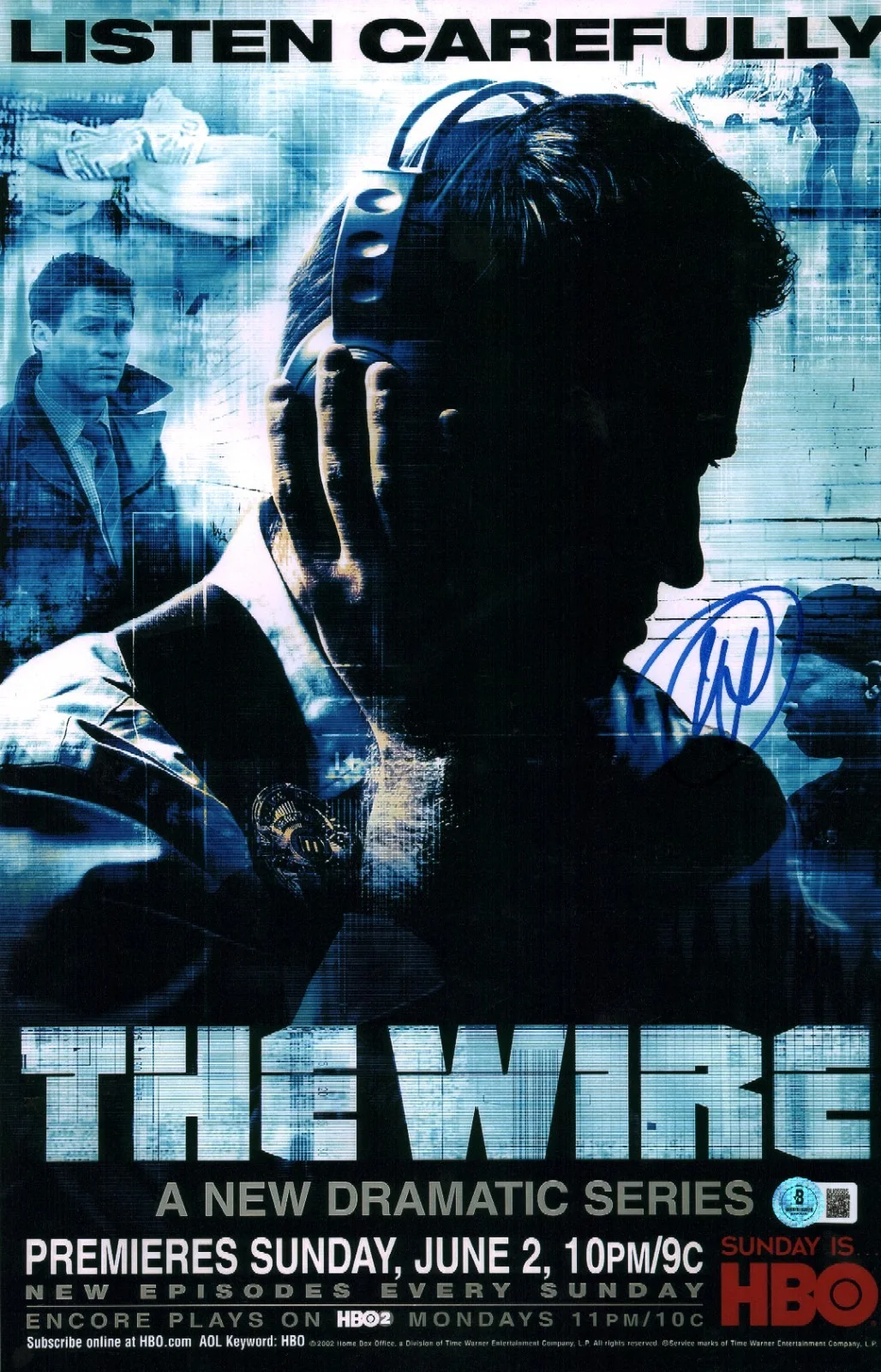 wendell pierce — Wendell Pierce Signed Autographed The Wire Bunk Moreland 11x17 Photo BAS COA