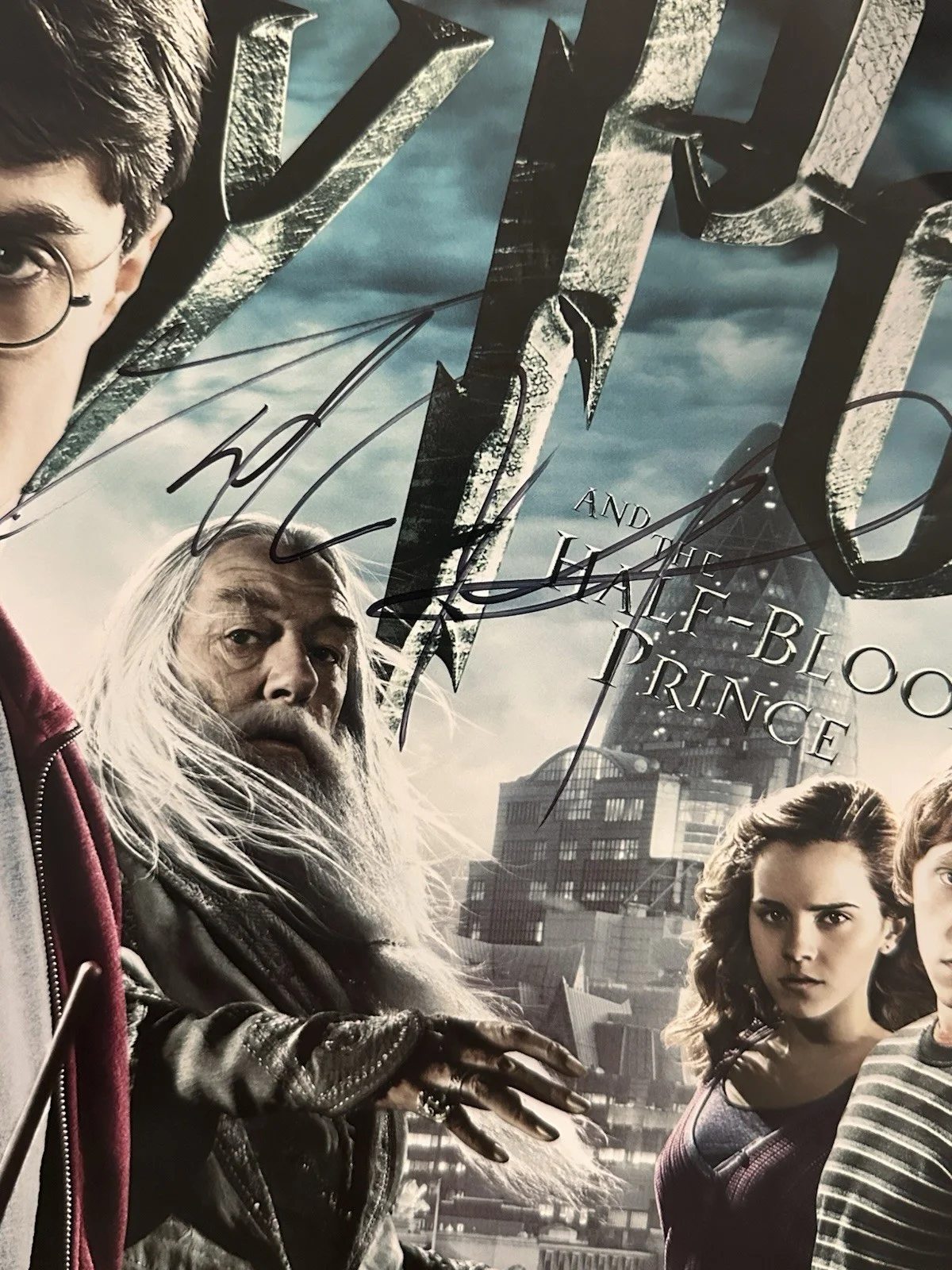 Daniel Radcliffe Signed Poster Harry Potter Original Autograph, image 2
