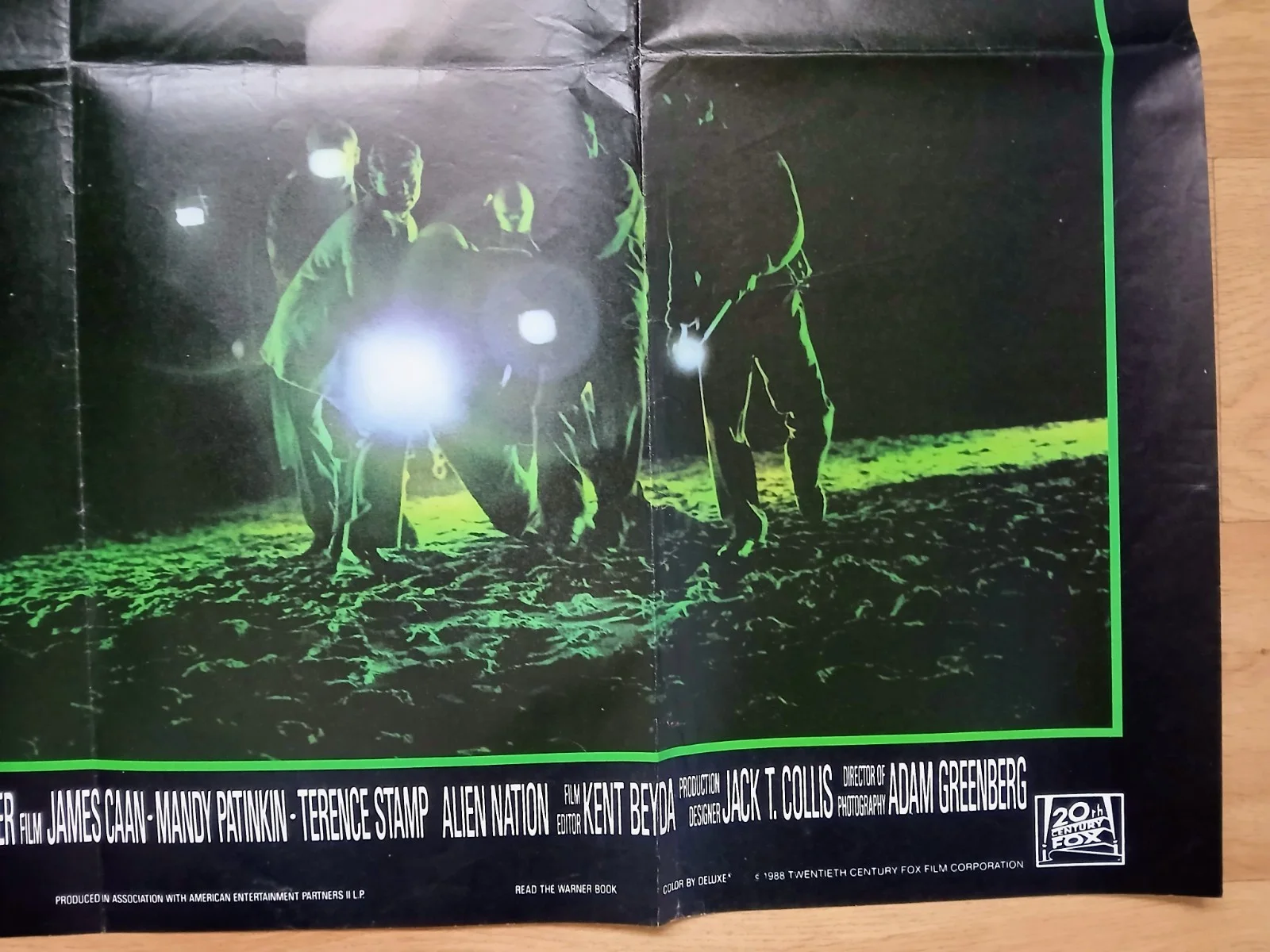 ALIEN NATION (1988) original UK quad poster -James Caan, Mandy Patinkin, T Stamp, изображение 5