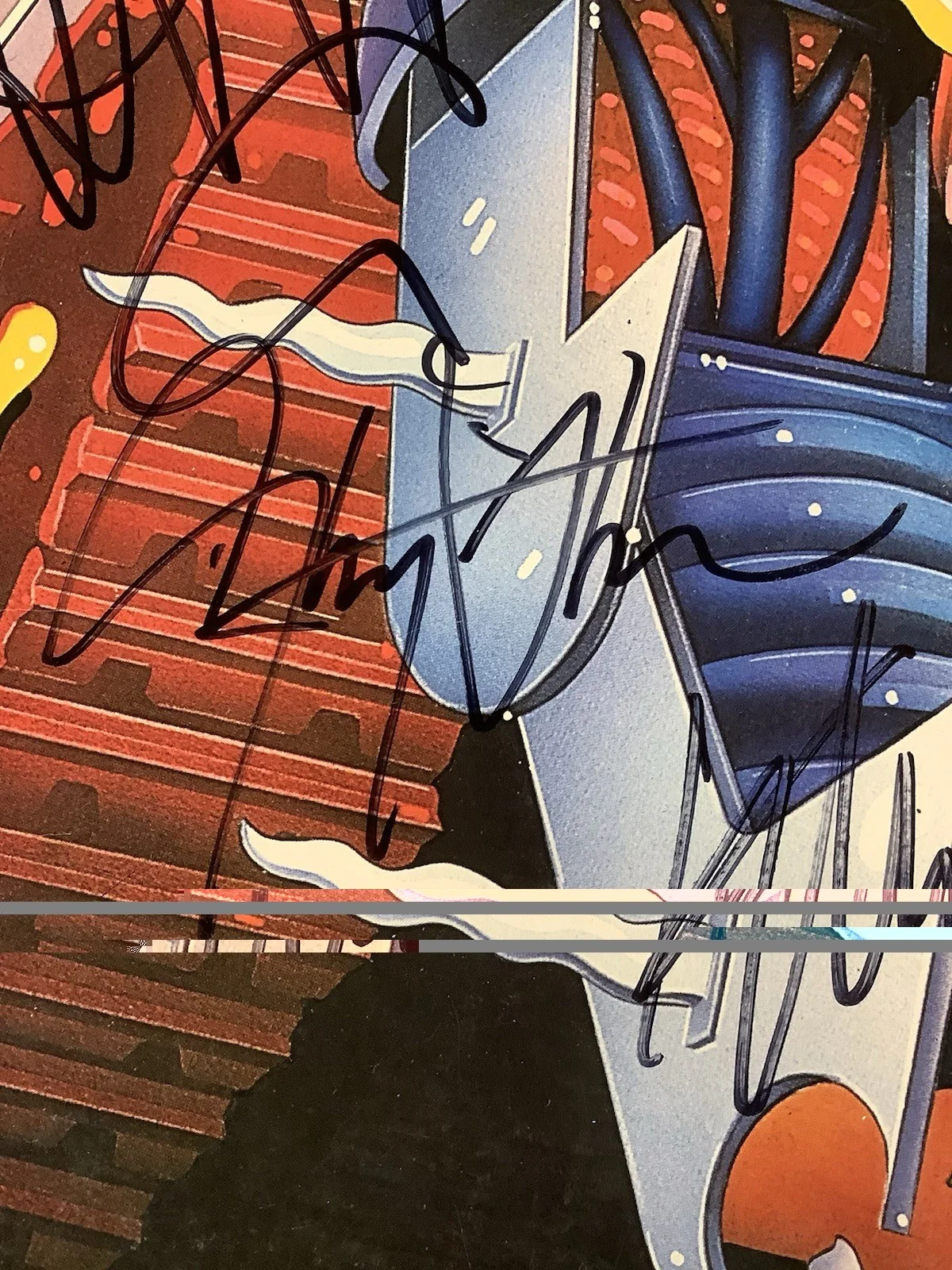 Judas Priest Signed Album Vinyl 1984 Defenders OTF 4X Autograph Rob Halford JSA, изображение 3