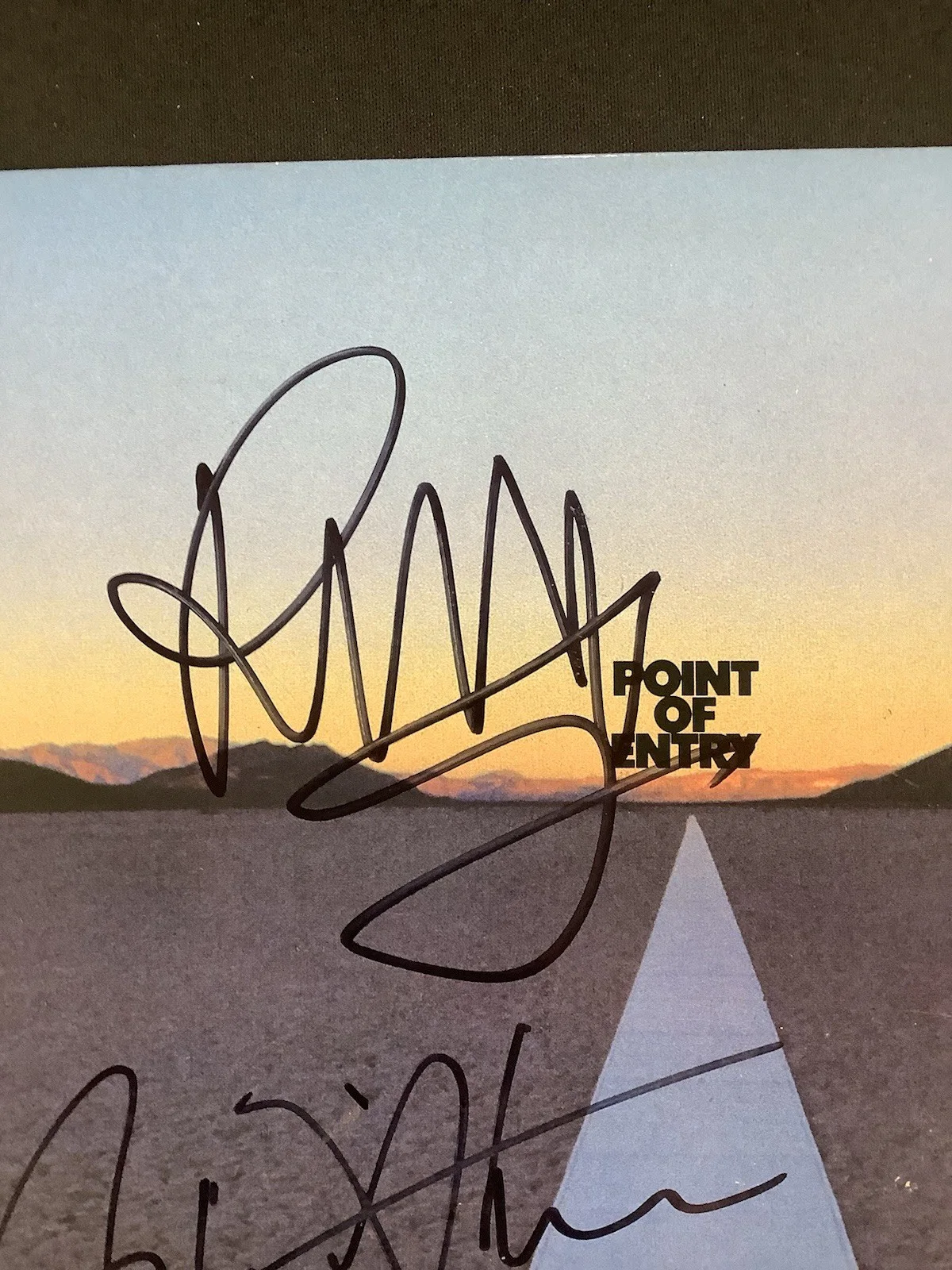Judas Priest Signed Album Vinyl 1981 Point Of Entry 4X Autograph Rob Halford JSA, изображение 3