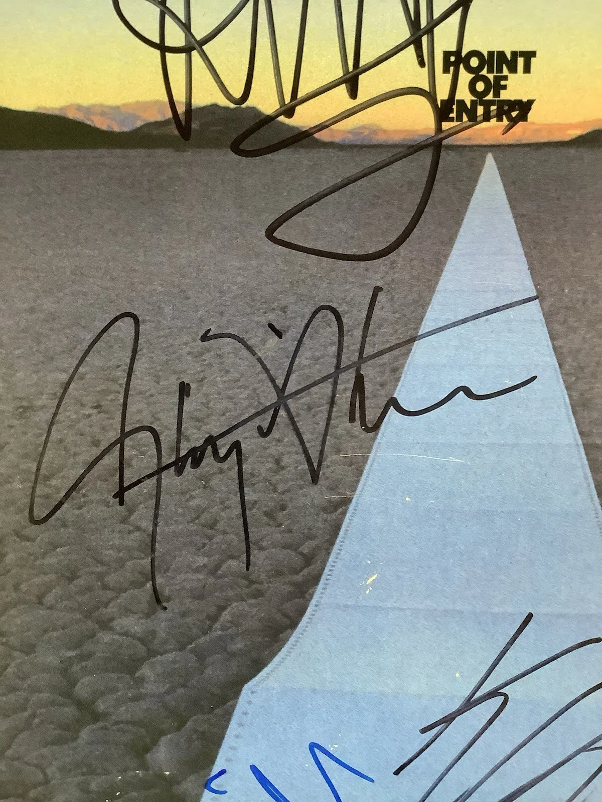 Judas Priest Signed Album Vinyl 1981 Point Of Entry 4X Autograph Rob Halford JSA, изображение 4