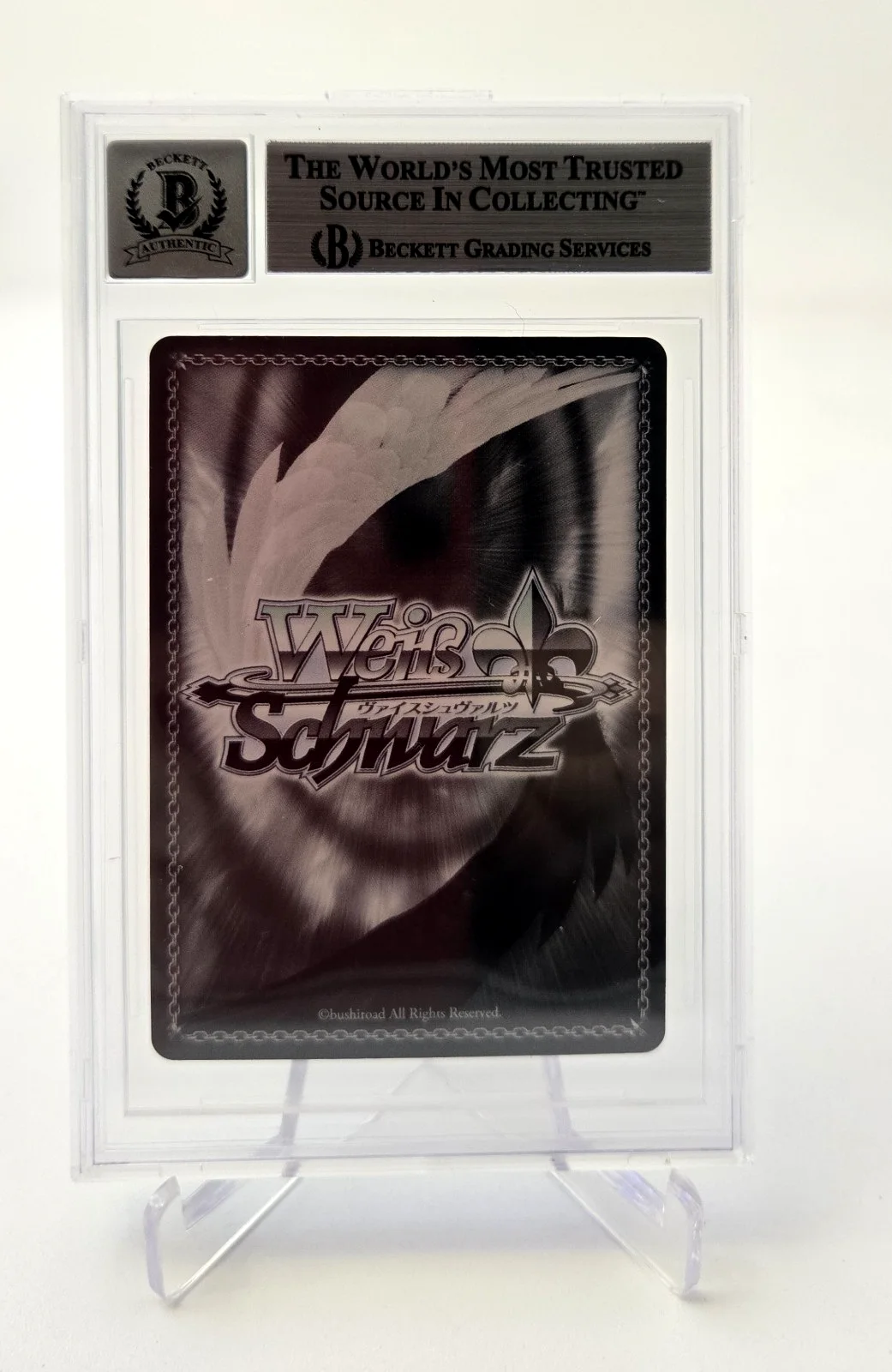 Jad Saxton — Haruna Is This A Zombie Signed Card Jad Saxton Slab Beckett 10 Weiss Schwarz 75, изображение 2