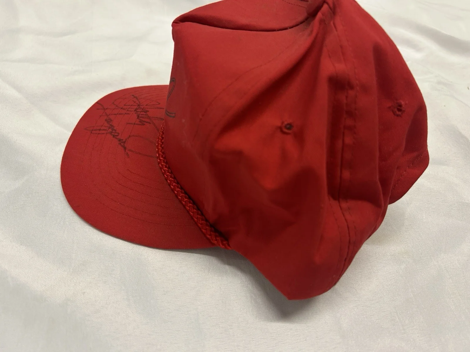 Vintage Autographed 1986 Marty Haggard Jamboree Snapback Hat Music Signed, image 4